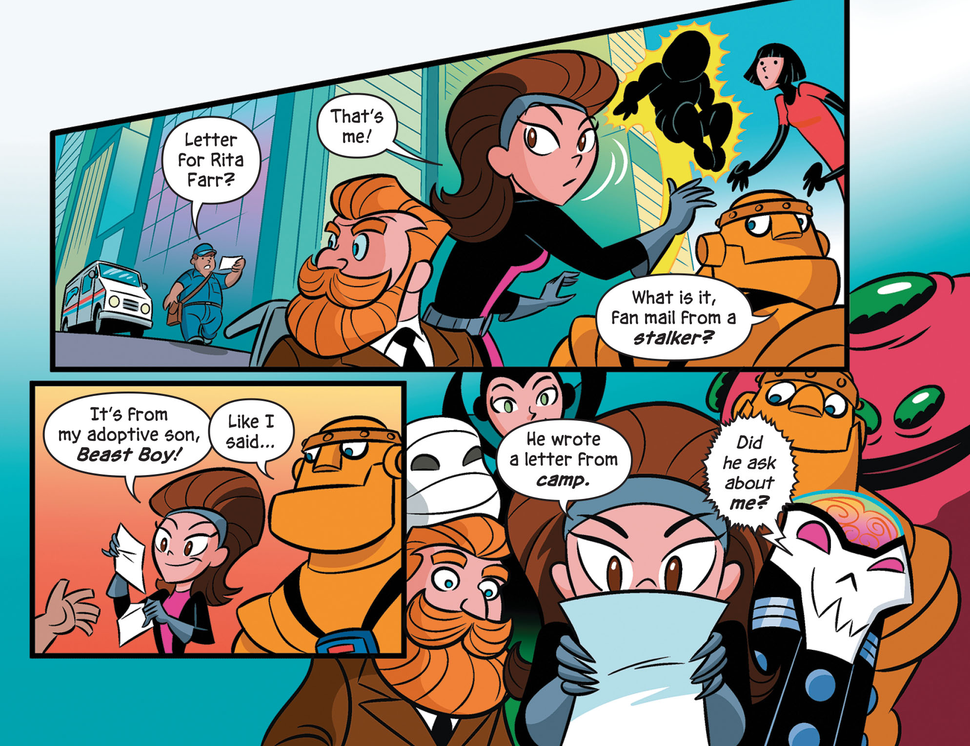 Read online Teen Titans Go! To Camp comic -  Issue #4 - 5