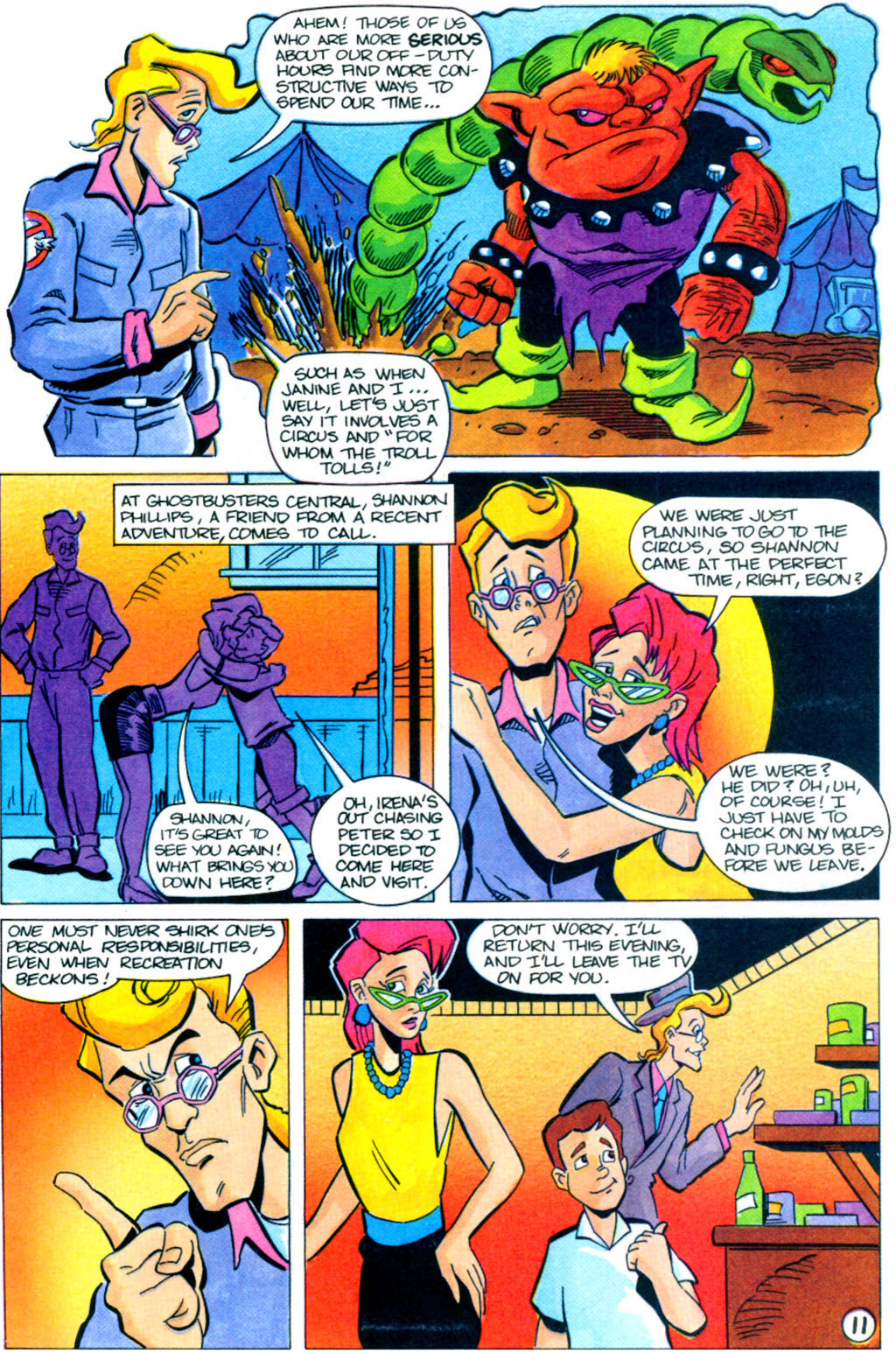 Read online Real Ghostbusters comic -  Issue #19 - 15