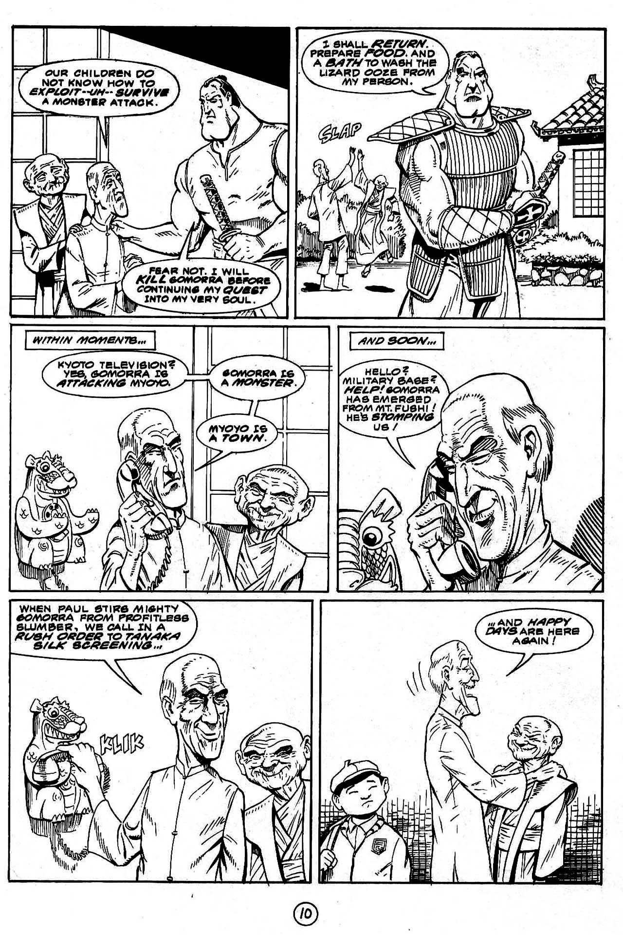 Read online Paul the Samurai (1992) comic -  Issue #7 - 11