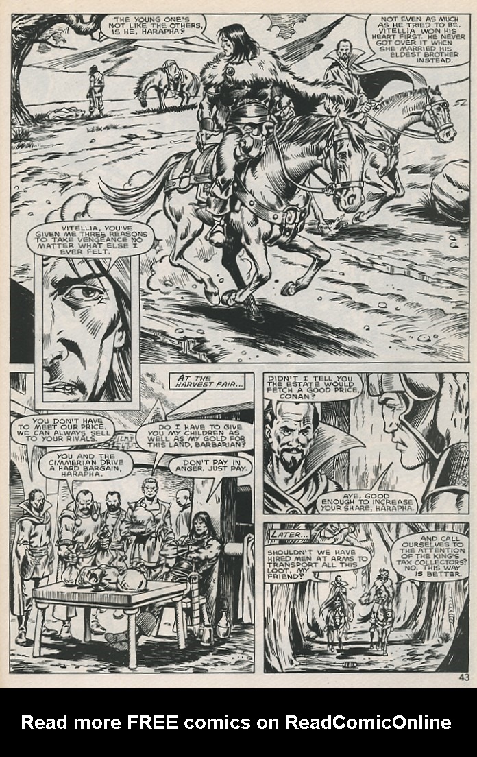 Read online The Savage Sword Of Conan comic -  Issue #130 - 43