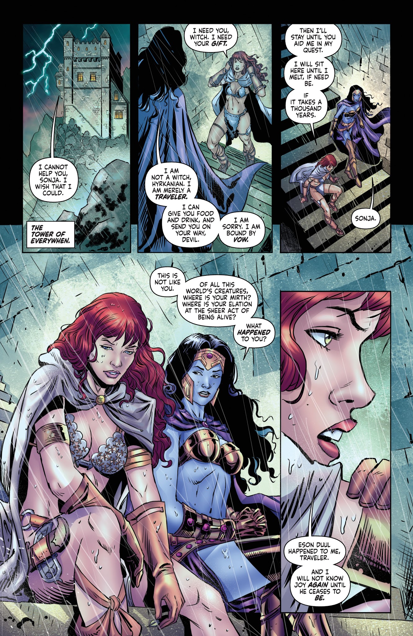 Read online Red Sonja/Tarzan comic -  Issue #1 - 21