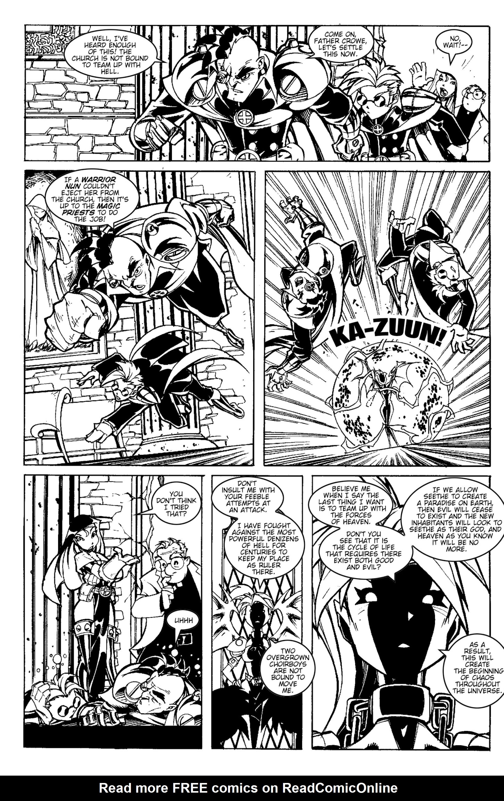 Read online Warrior Nun Areala: Armor of God comic -  Issue # TPB - 91