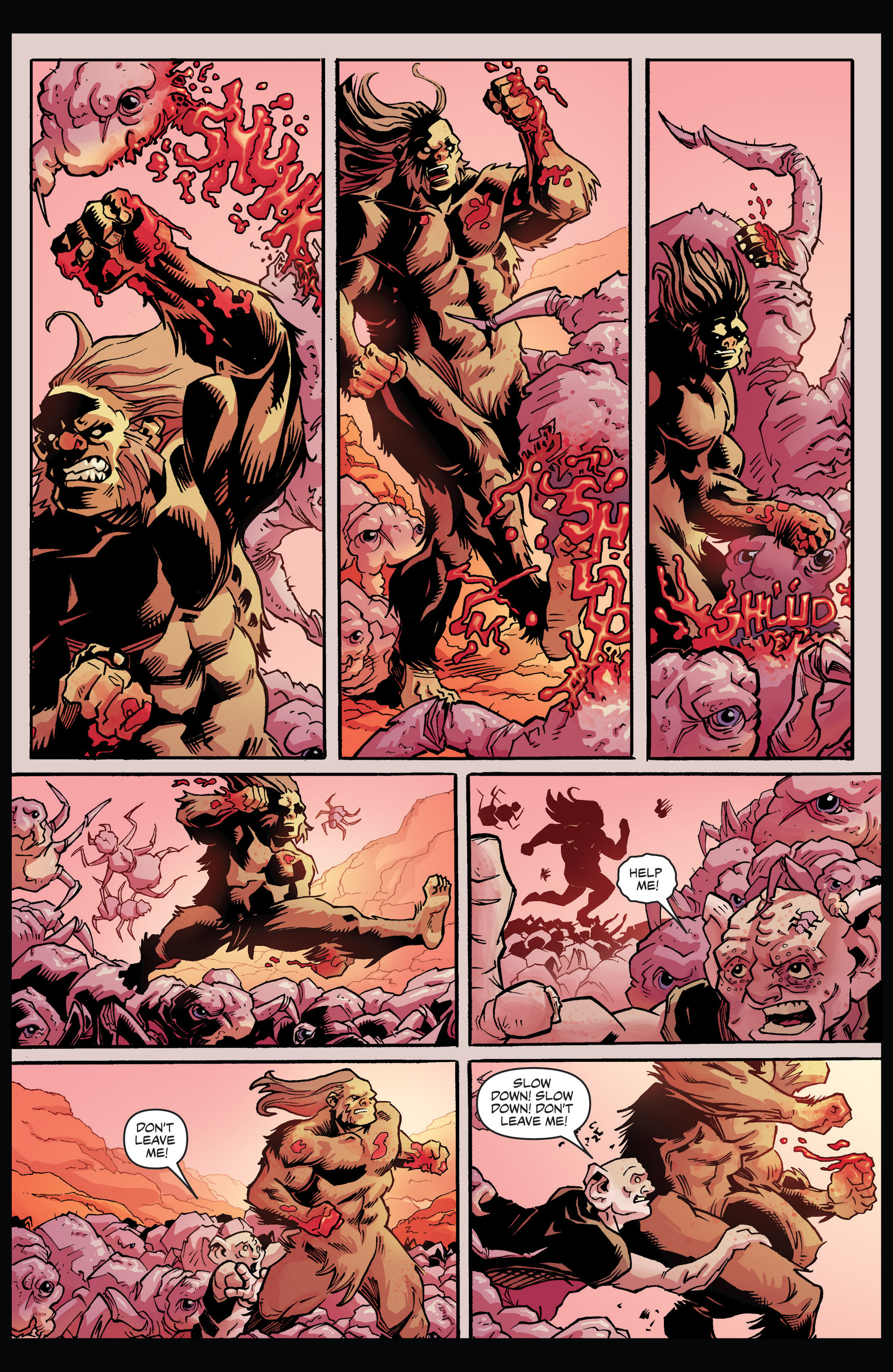 Read online Bigfoot: Sword of the Earthman (2015) comic -  Issue #1 - 21