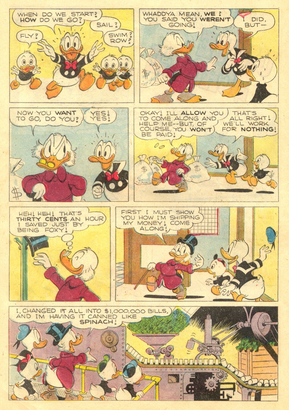 Read online Uncle Scrooge (1953) comic -  Issue #4 - 4