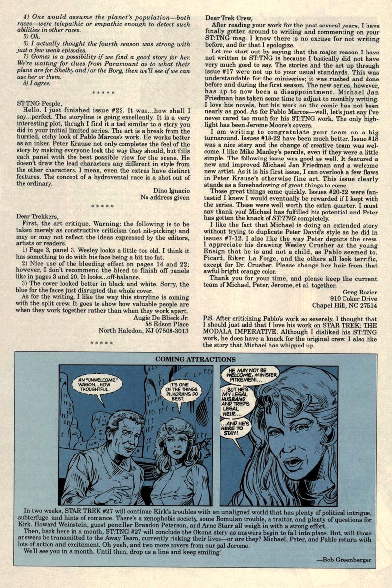Read online Star Trek: The Next Generation (1989) comic -  Issue #26 - 26