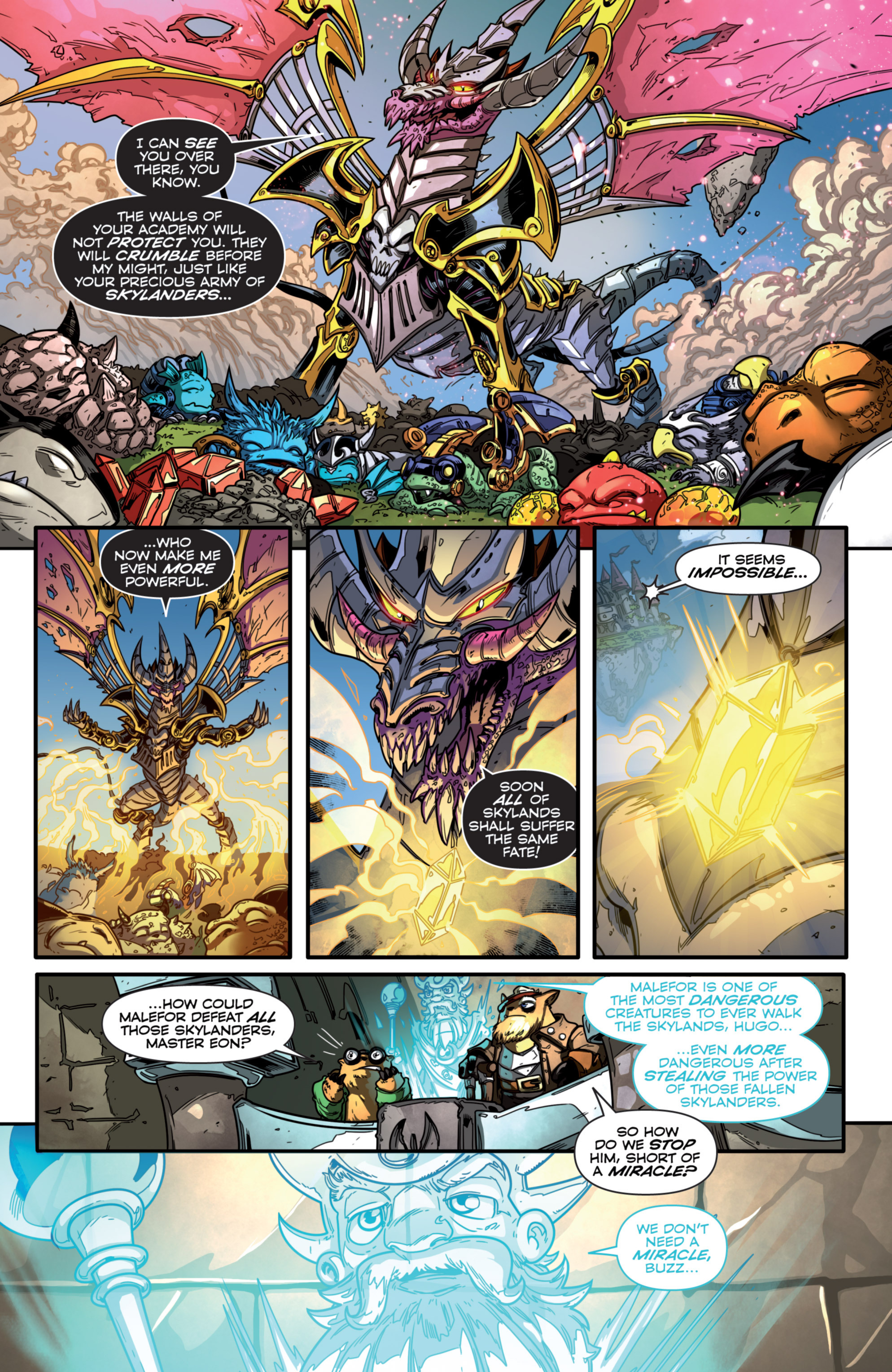 Read online Skylanders comic -  Issue #8 - 9