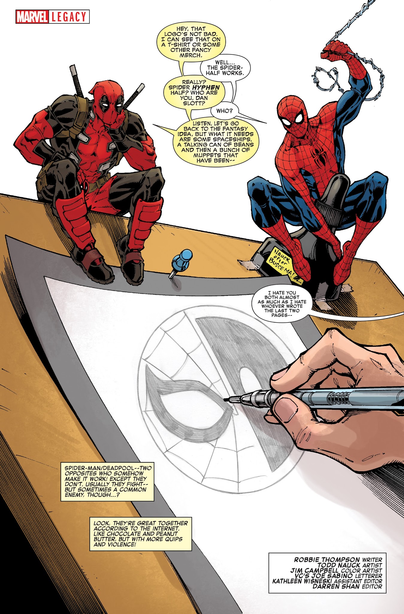 Read online Spider-Man/Deadpool comic -  Issue # Issue Spider-Man - Deadpool - Marvel Legacy Primer Pages - 4
