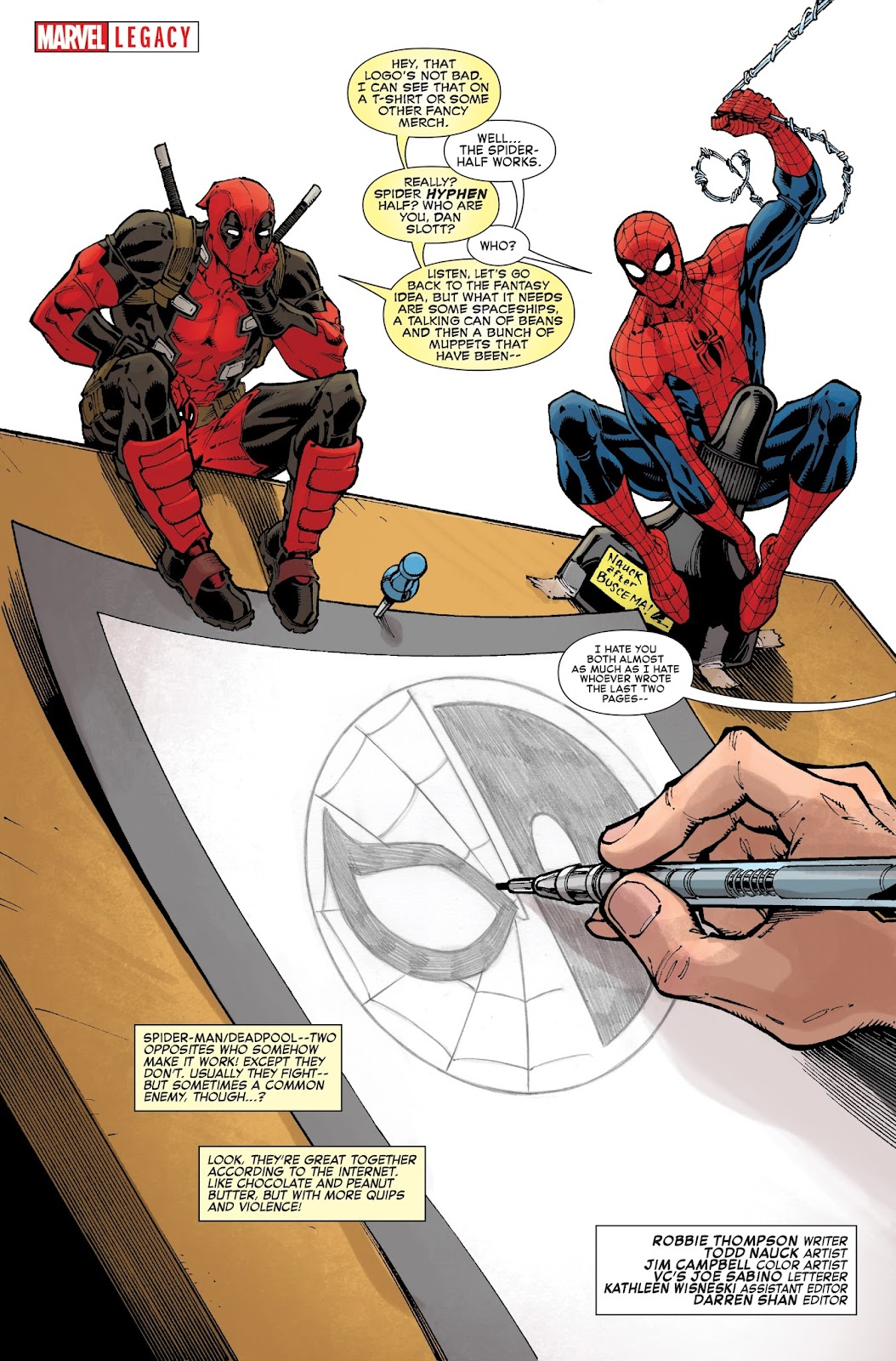 Spider-Man/Deadpool issue Marvel Legacy Primer Pages - Page 4