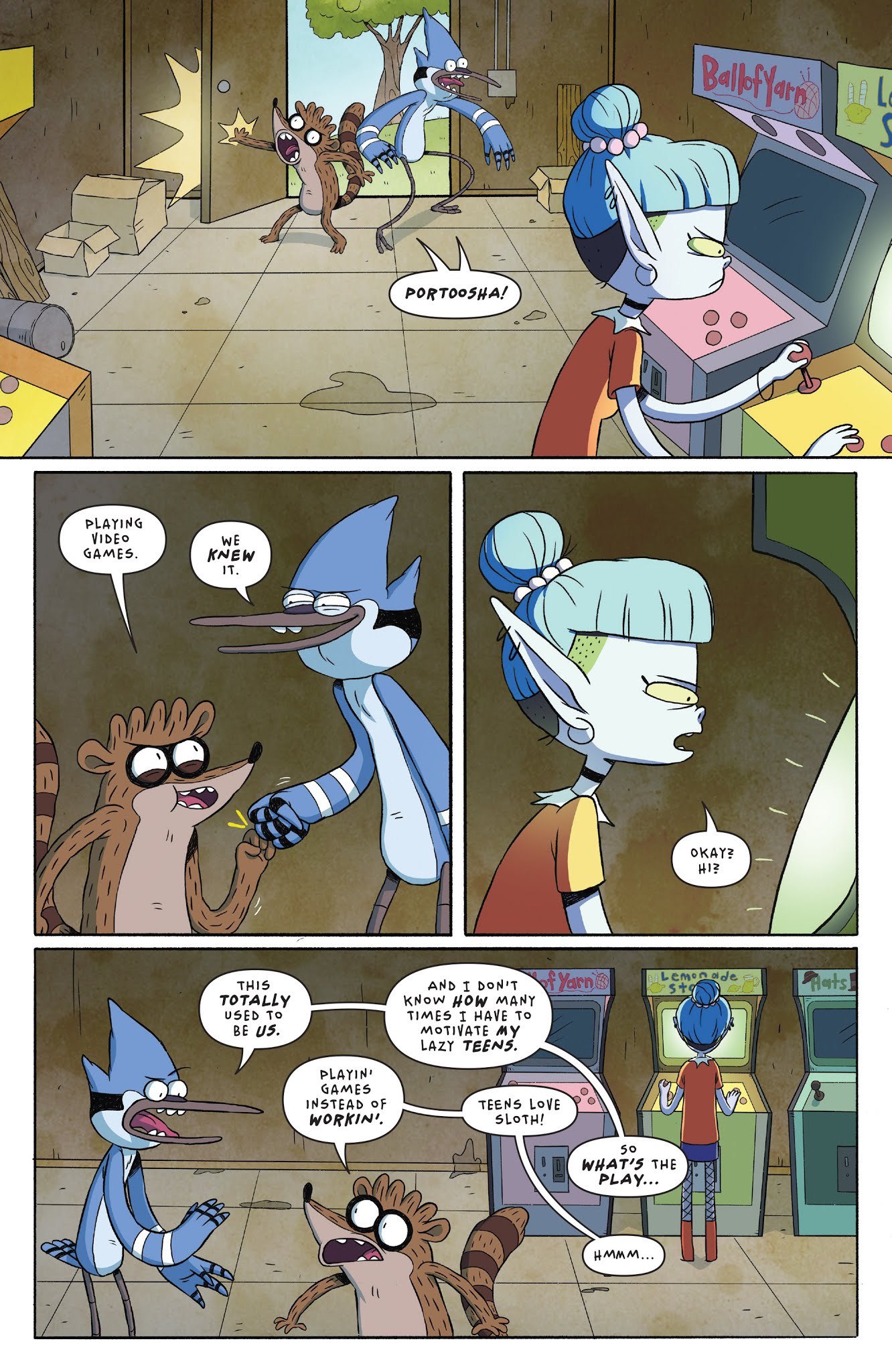 Read online Regular Show: 25 Years Later comic -  Issue #4 - 8