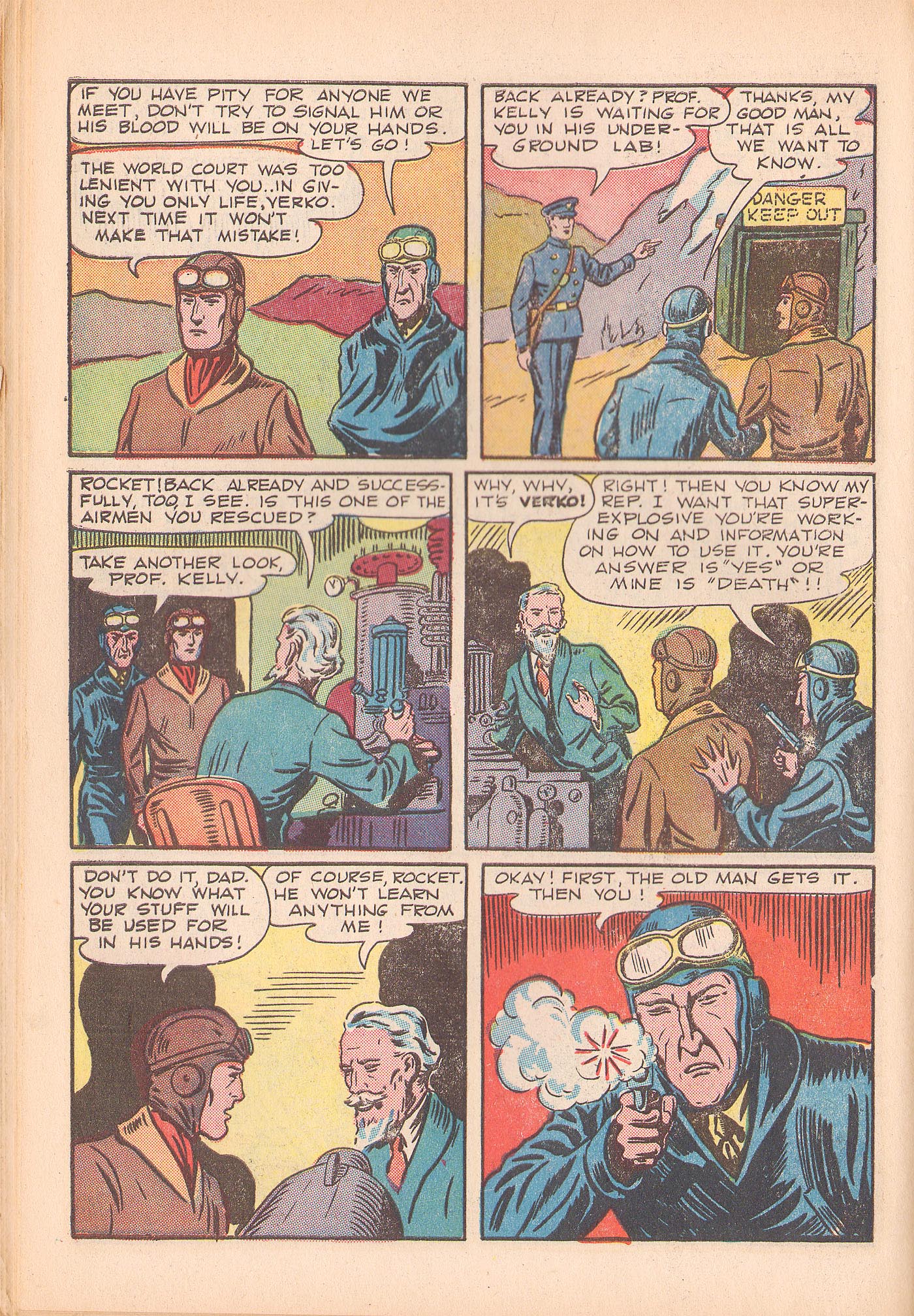 Read online Rocket Kelly (1945) comic -  Issue #2 - 44