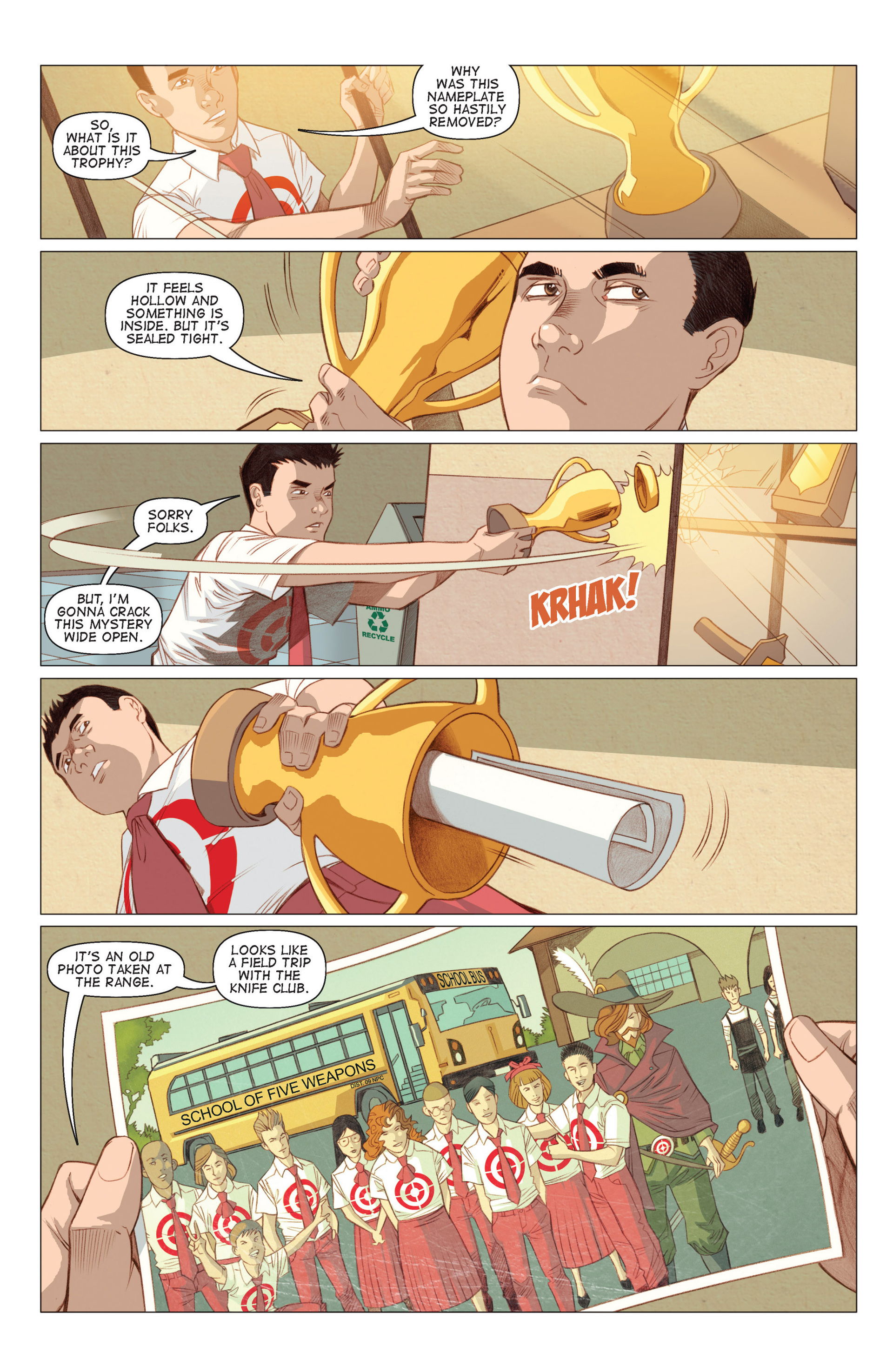 Read online Five Weapons comic -  Issue #5 - 19