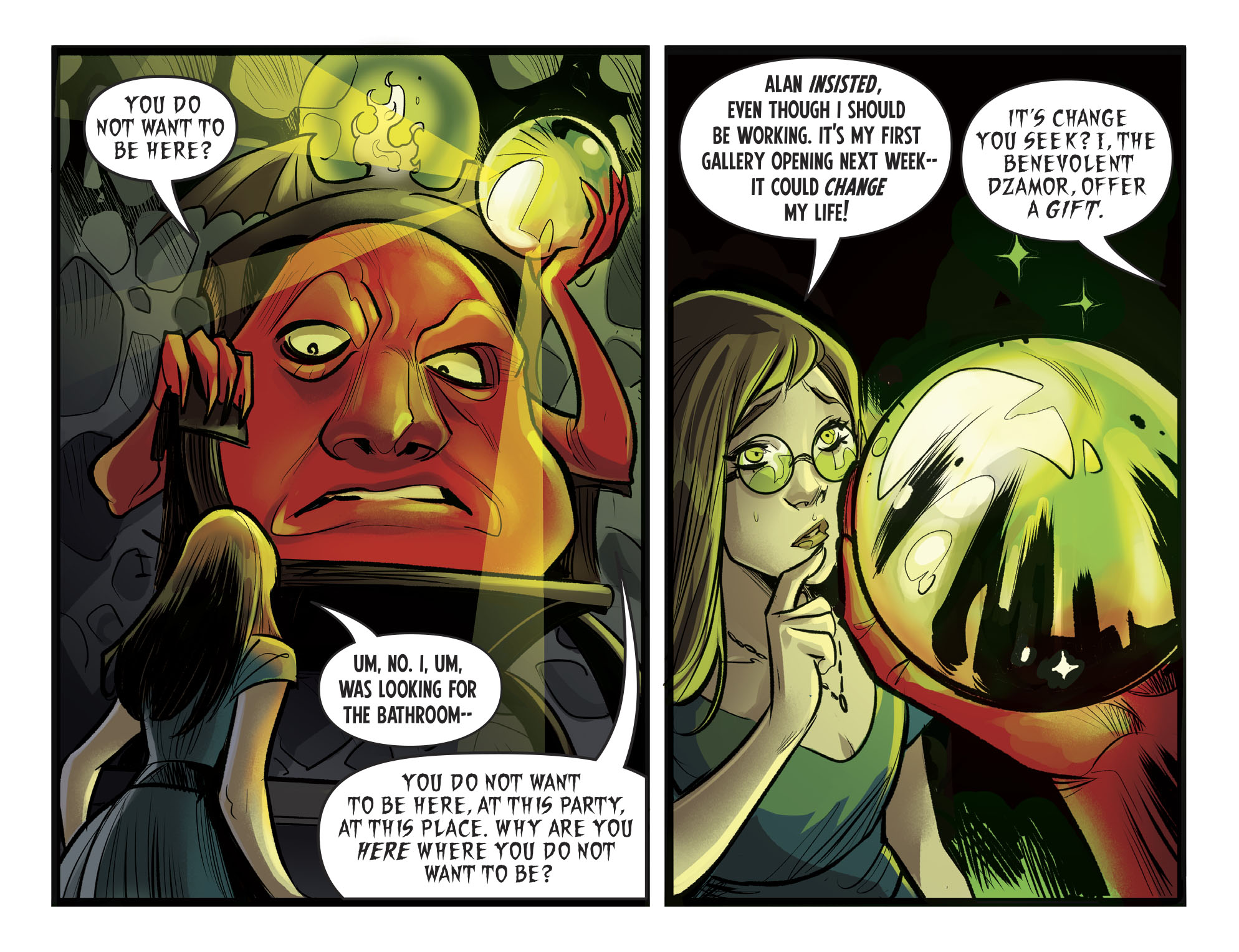 Read online DC Super Hero Girls: Out of the Bottle comic -  Issue #9 - 16