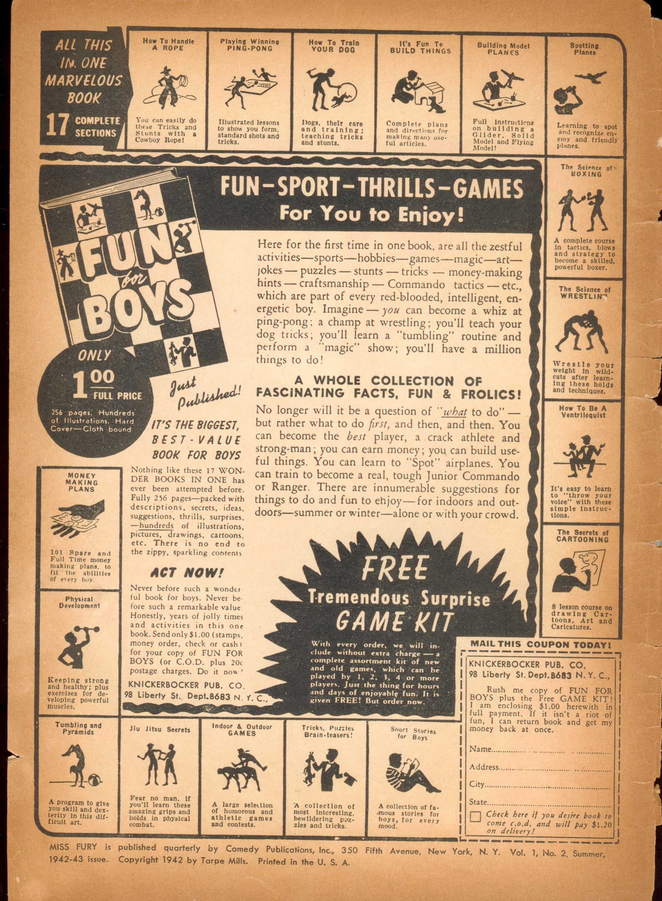 Read online Miss Fury Comics comic -  Issue #2 - 12