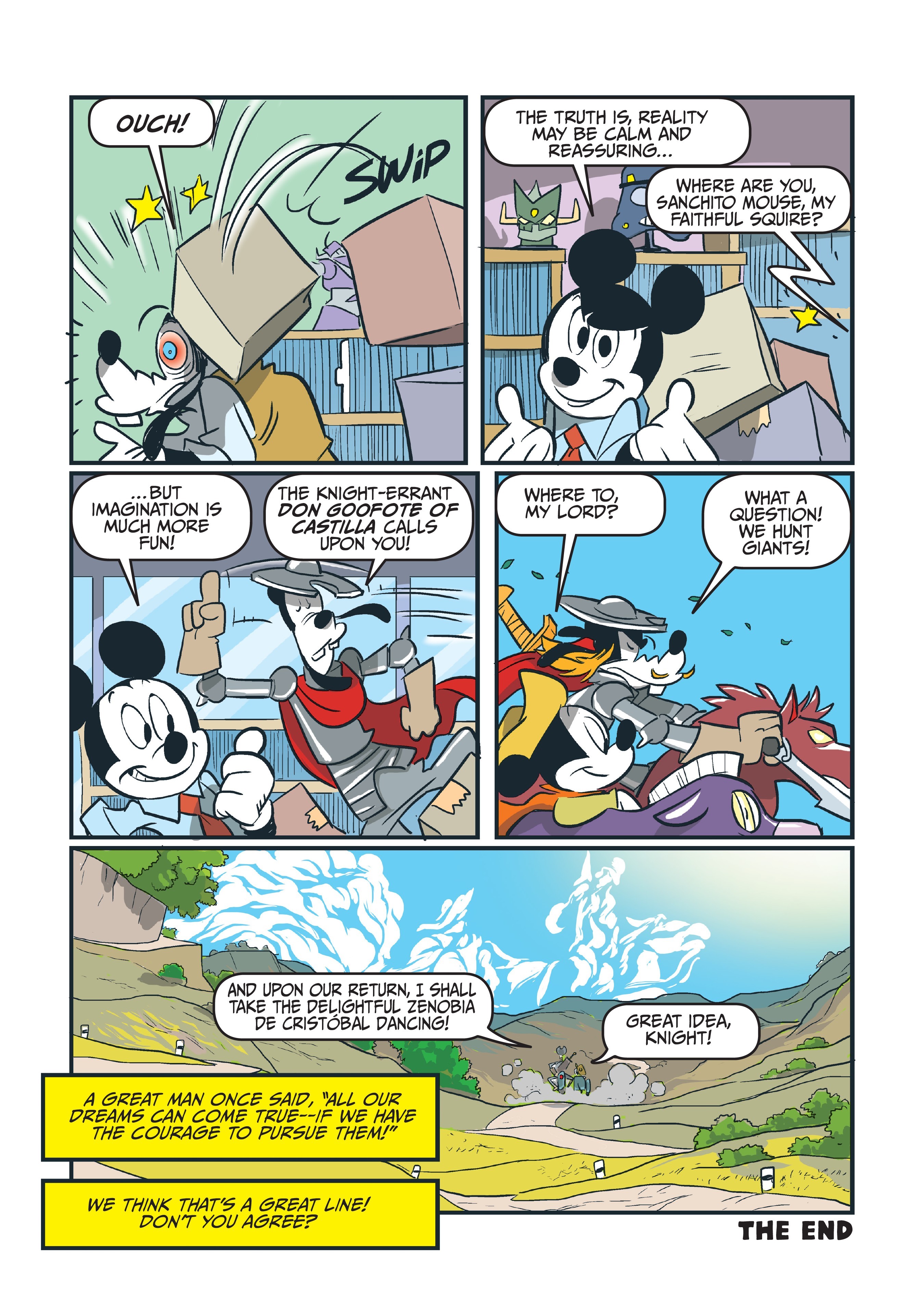 Read online Disney Don Quixote, Starring Goofy and Mickey Mouse comic -  Issue # TPB - 95