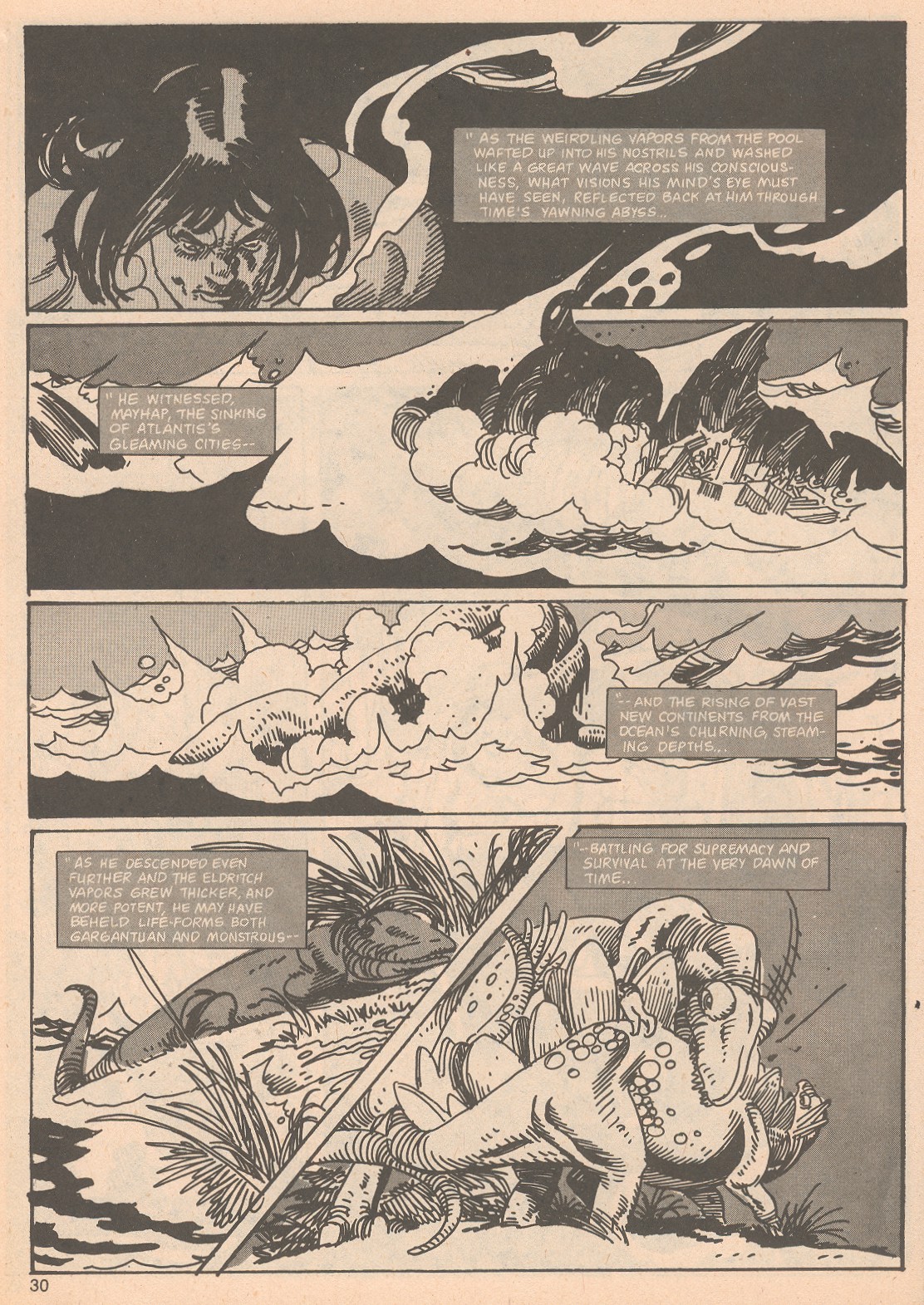 Read online The Savage Sword Of Conan comic -  Issue #65 - 30