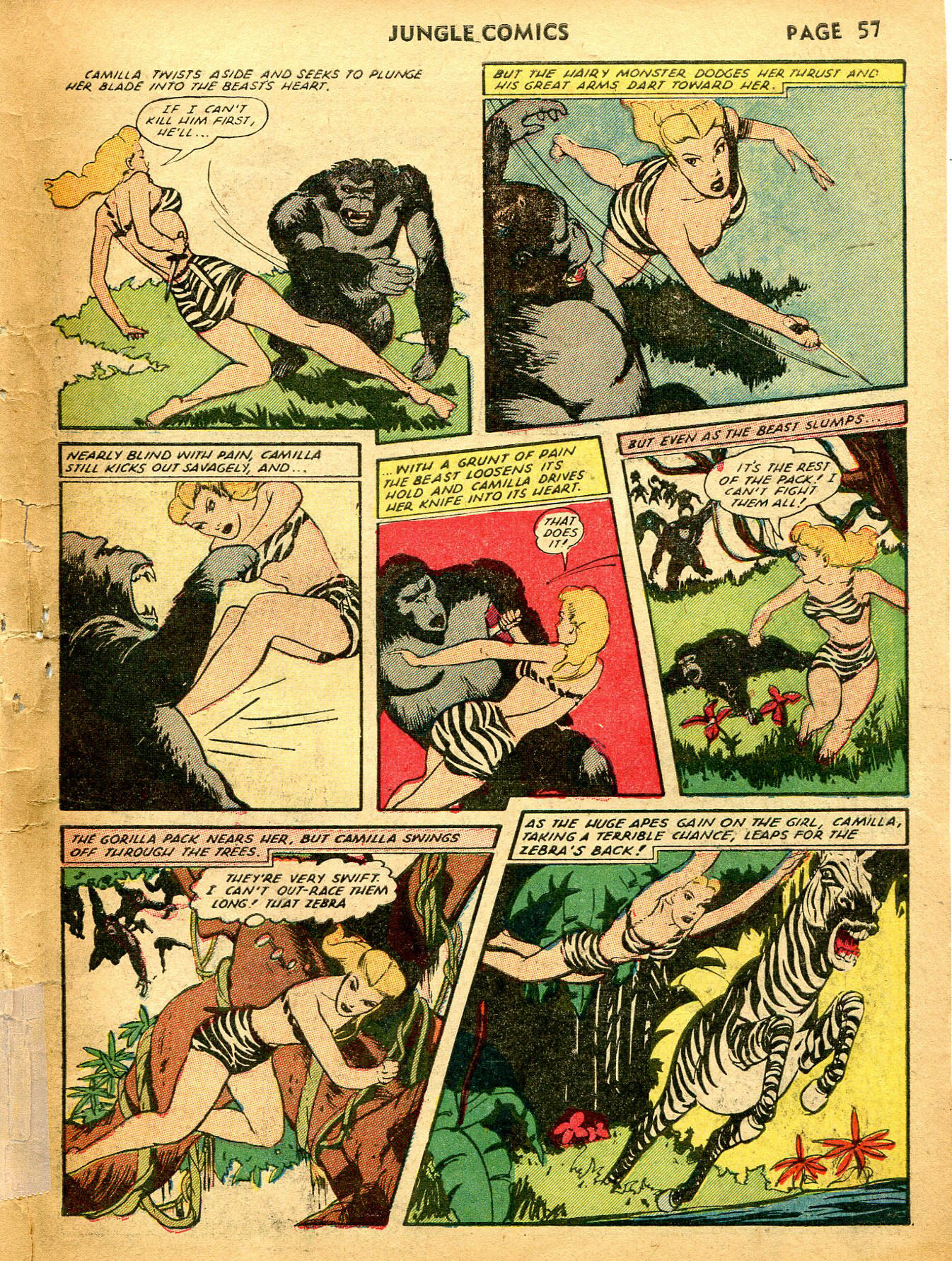 Read online Jungle Comics comic -  Issue #32 - 60