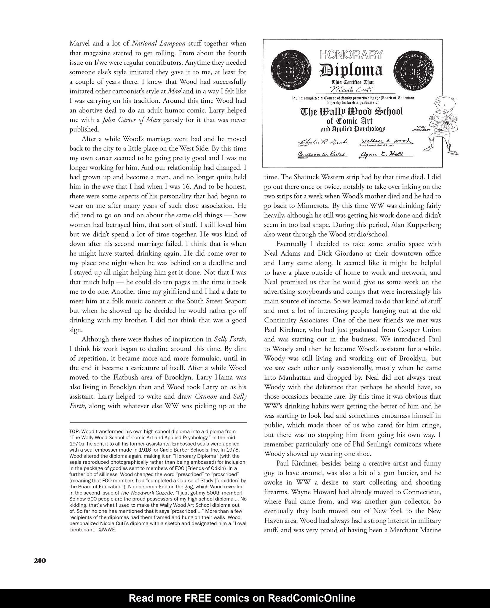 Read online The Life and Legend of Wallace Wood comic -  Issue # TPB 1 - 239