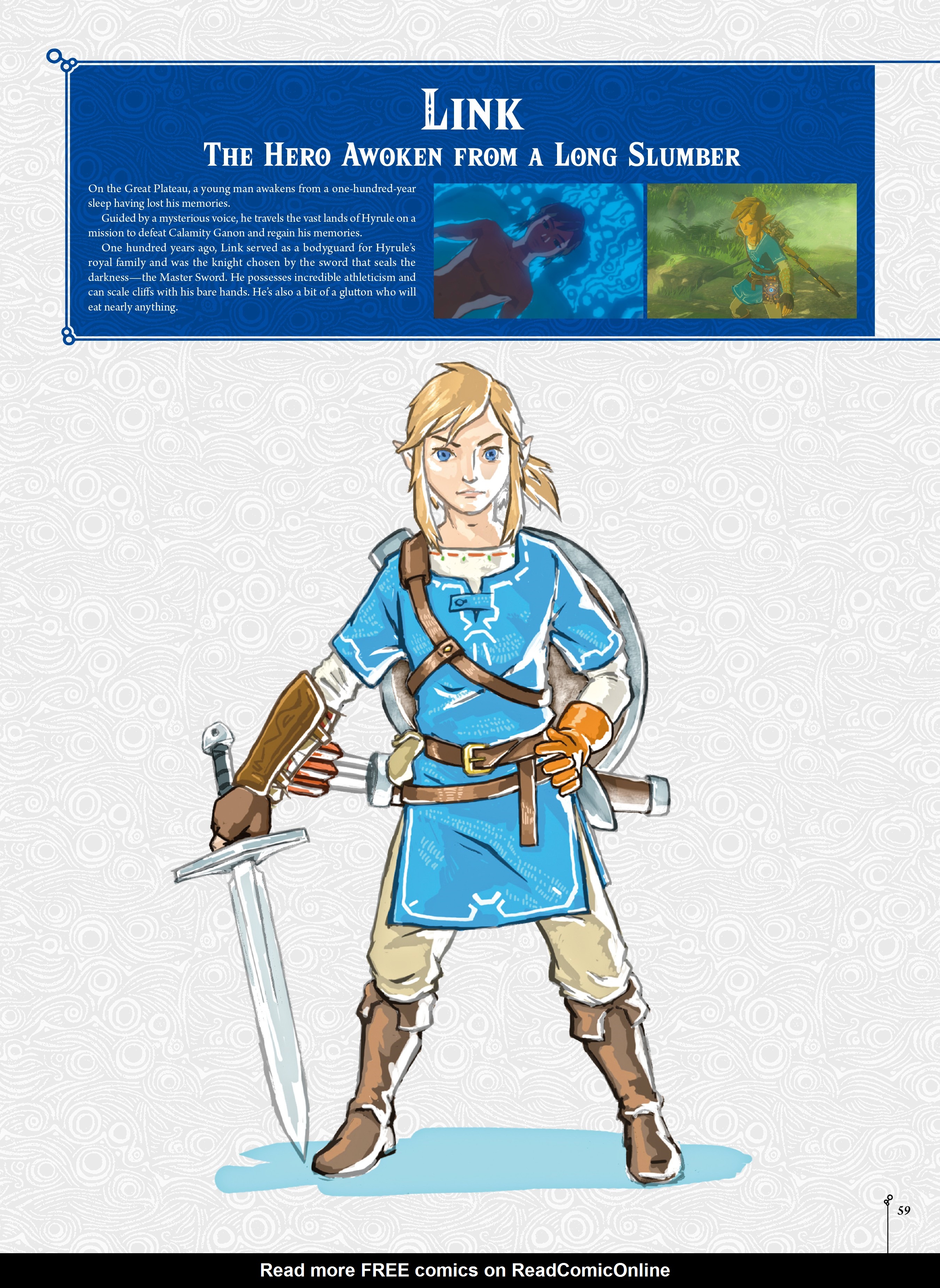 Read online The Legend of Zelda: Breath of the Wild–Creating A Champion comic -  Issue # TPB (Part 1) - 43