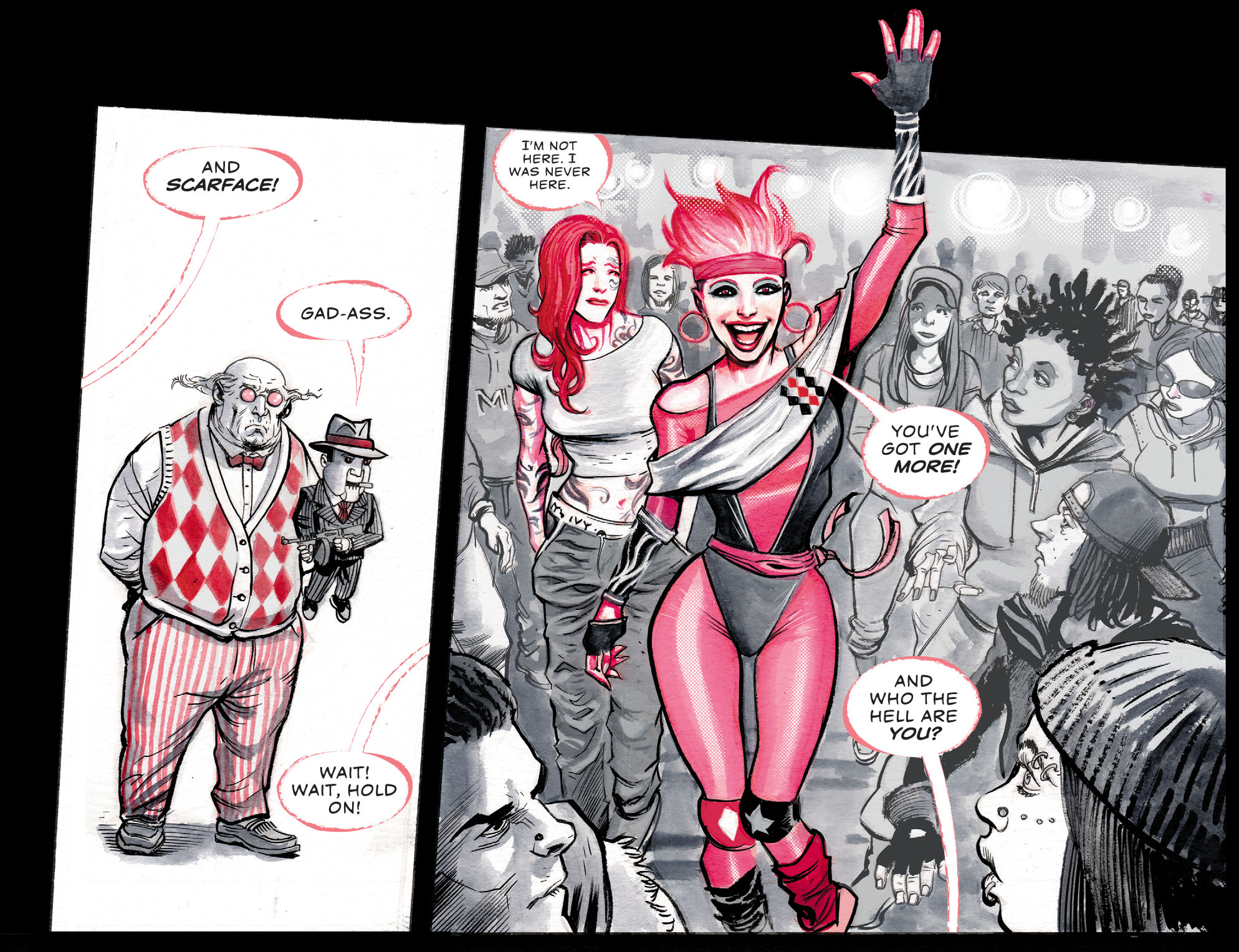 Read online Harley Quinn Black   White   Red comic -  Issue #4 - 9