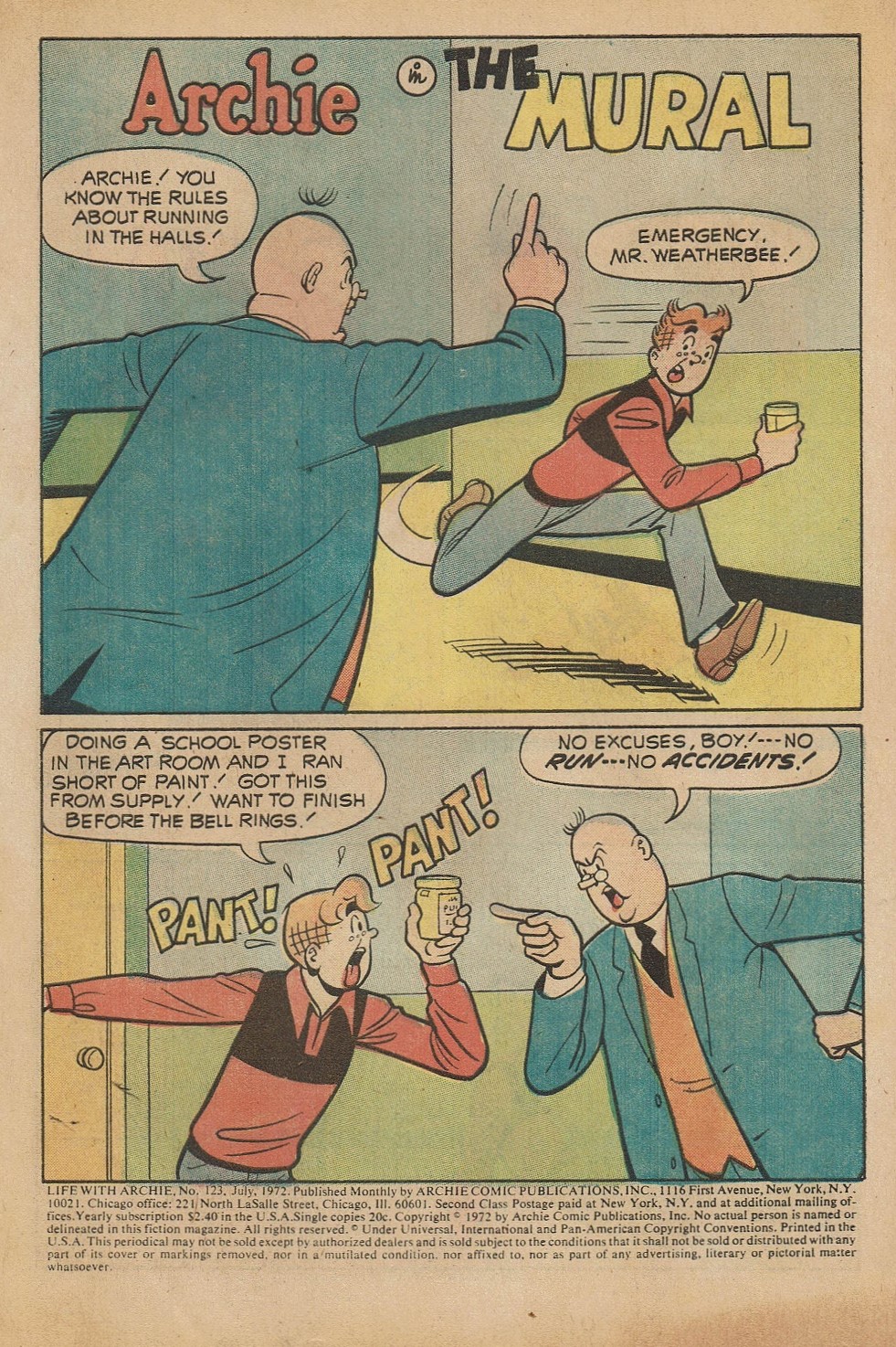 Read online Life With Archie (1958) comic -  Issue #123 - 3