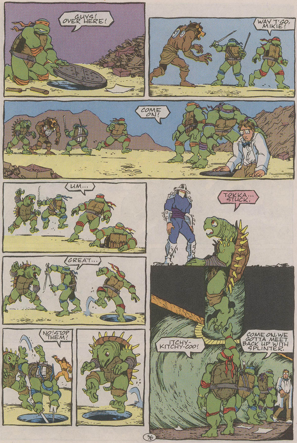 Read online Teenage Mutant Ninja Turtles II: The Secret of the Ooze Official Movie Adaptation comic -  Issue # Full - 37