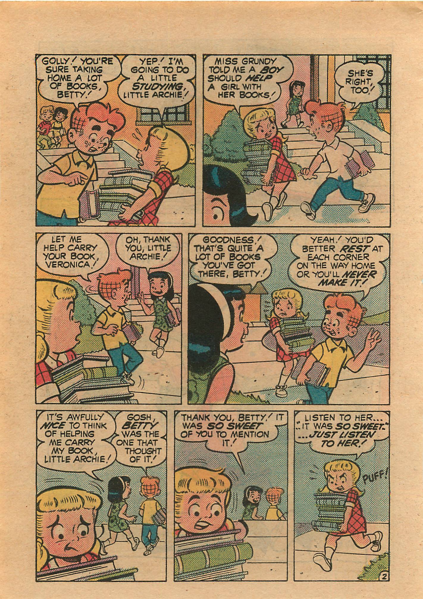 Read online Little Archie Comics Digest Magazine comic -  Issue #9 - 21