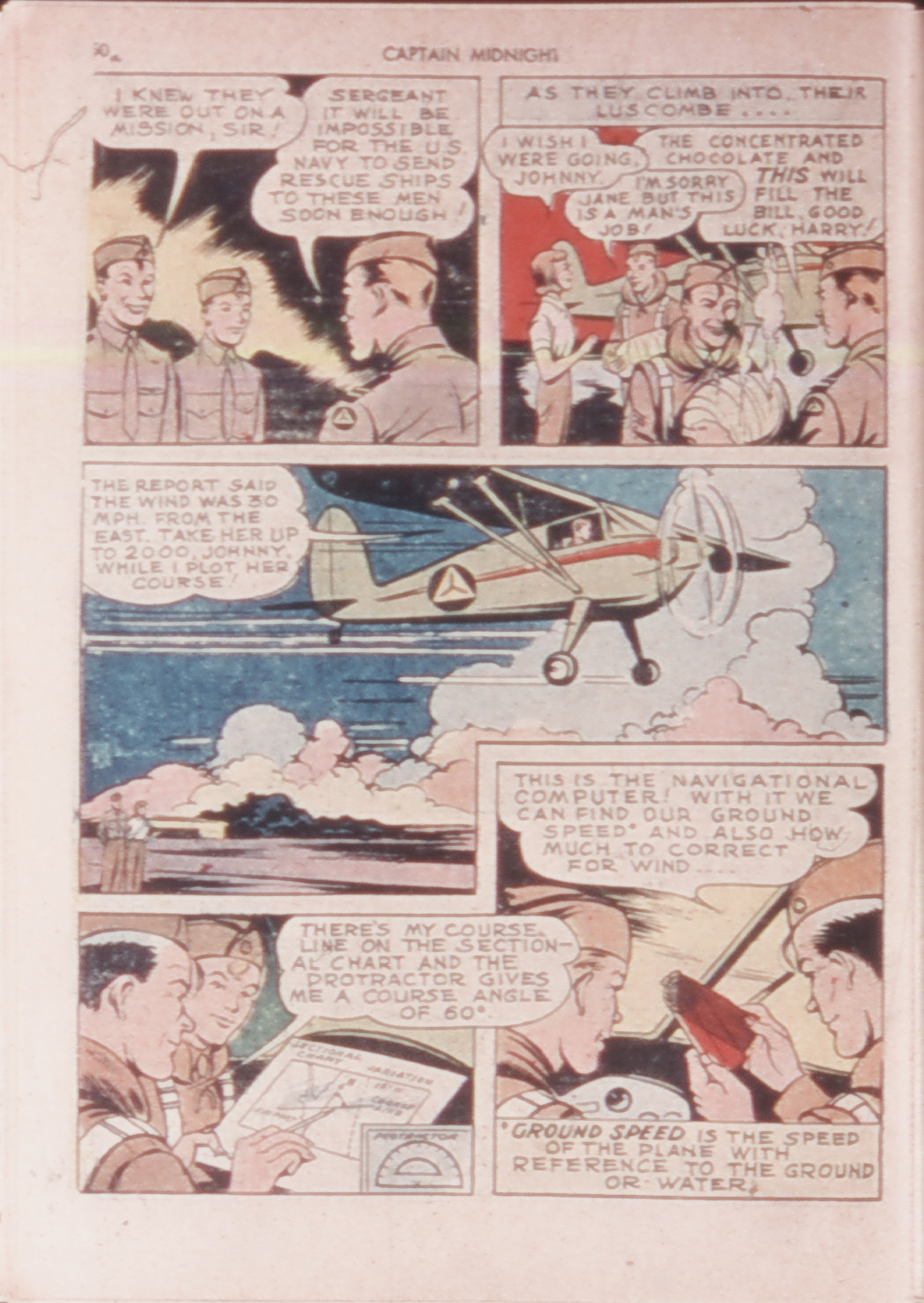 Read online Captain Midnight (1942) comic -  Issue #14 - 48