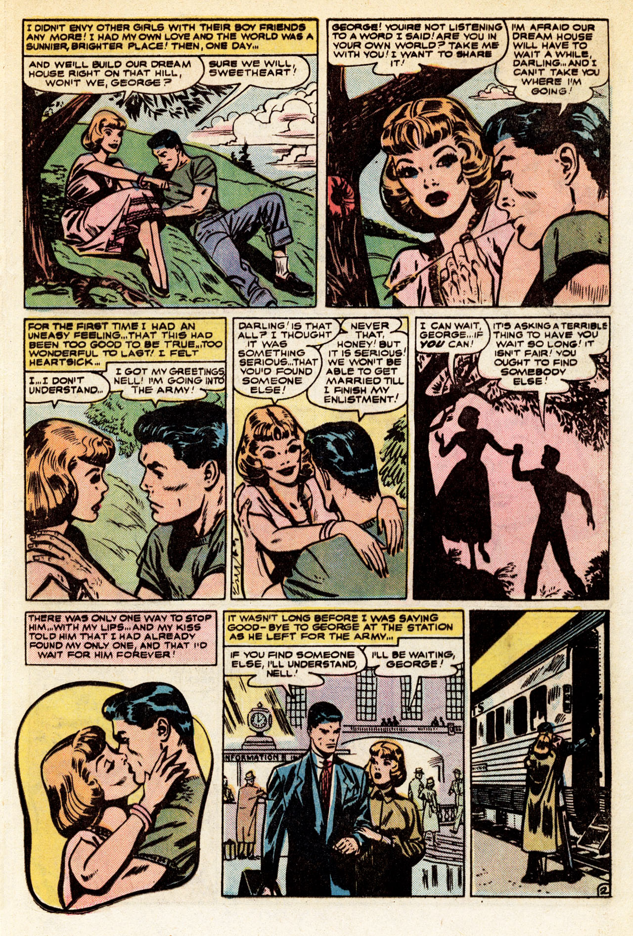 Read online Love Romances comic -  Issue #34 - 9