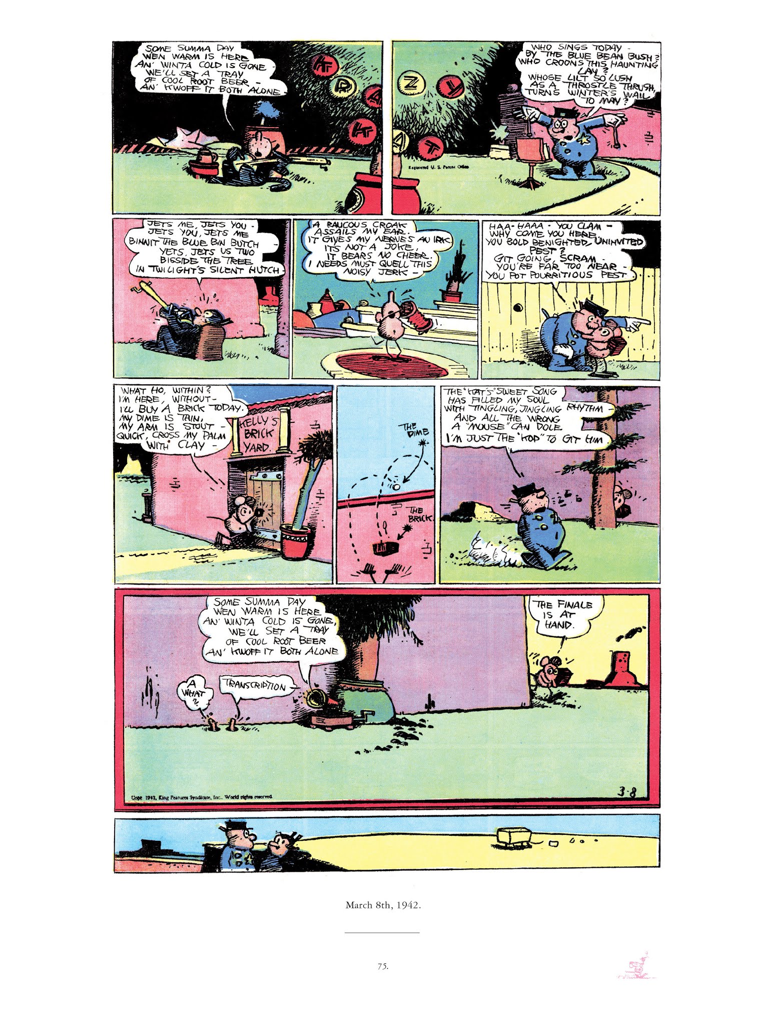 Read online Krazy & Ignatz comic -  Issue # TPB 12 - 74