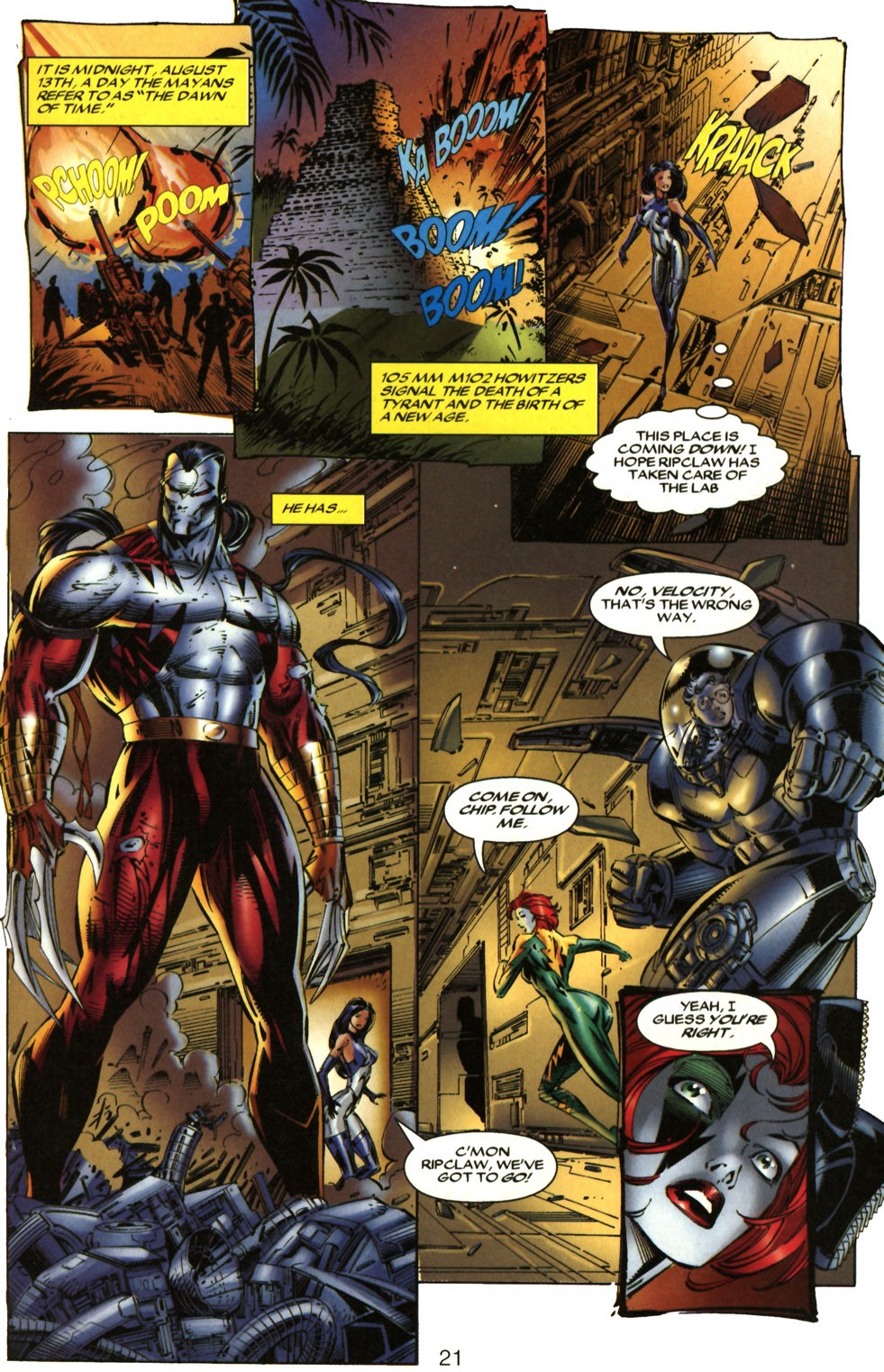 Read online Cyberforce (1993) comic -  Issue #6 - 22