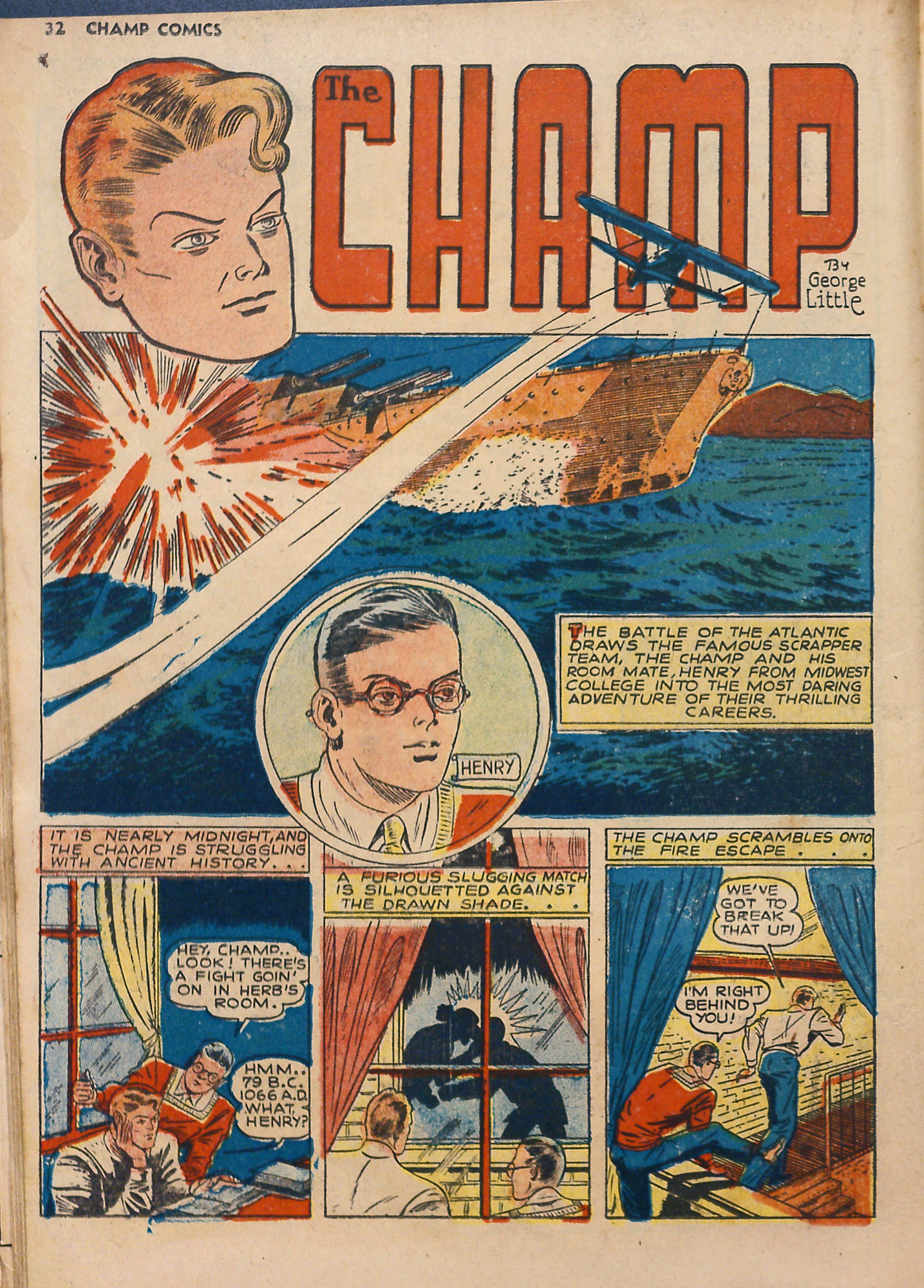 Read online Champ Comics comic -  Issue #16 - 34