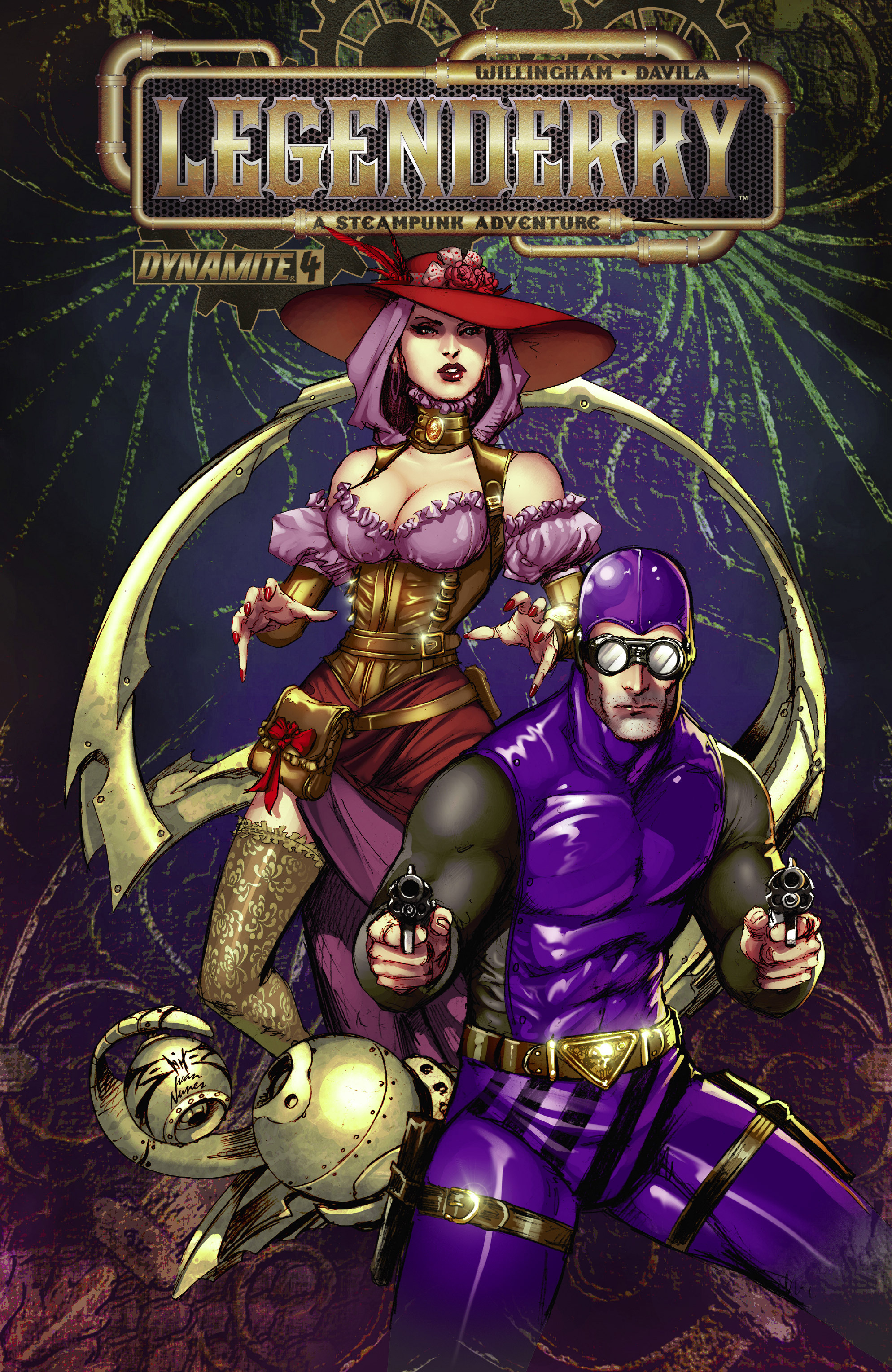 Read online Legenderry: A Steampunk Adventure comic -  Issue #4 - 1