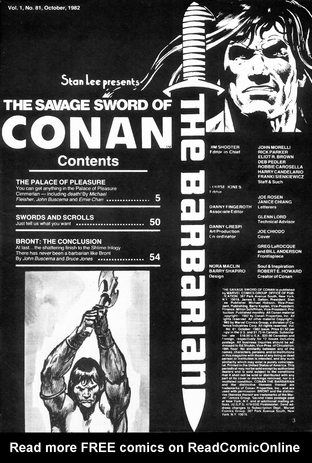 Read online The Savage Sword Of Conan comic -  Issue #81 - 3