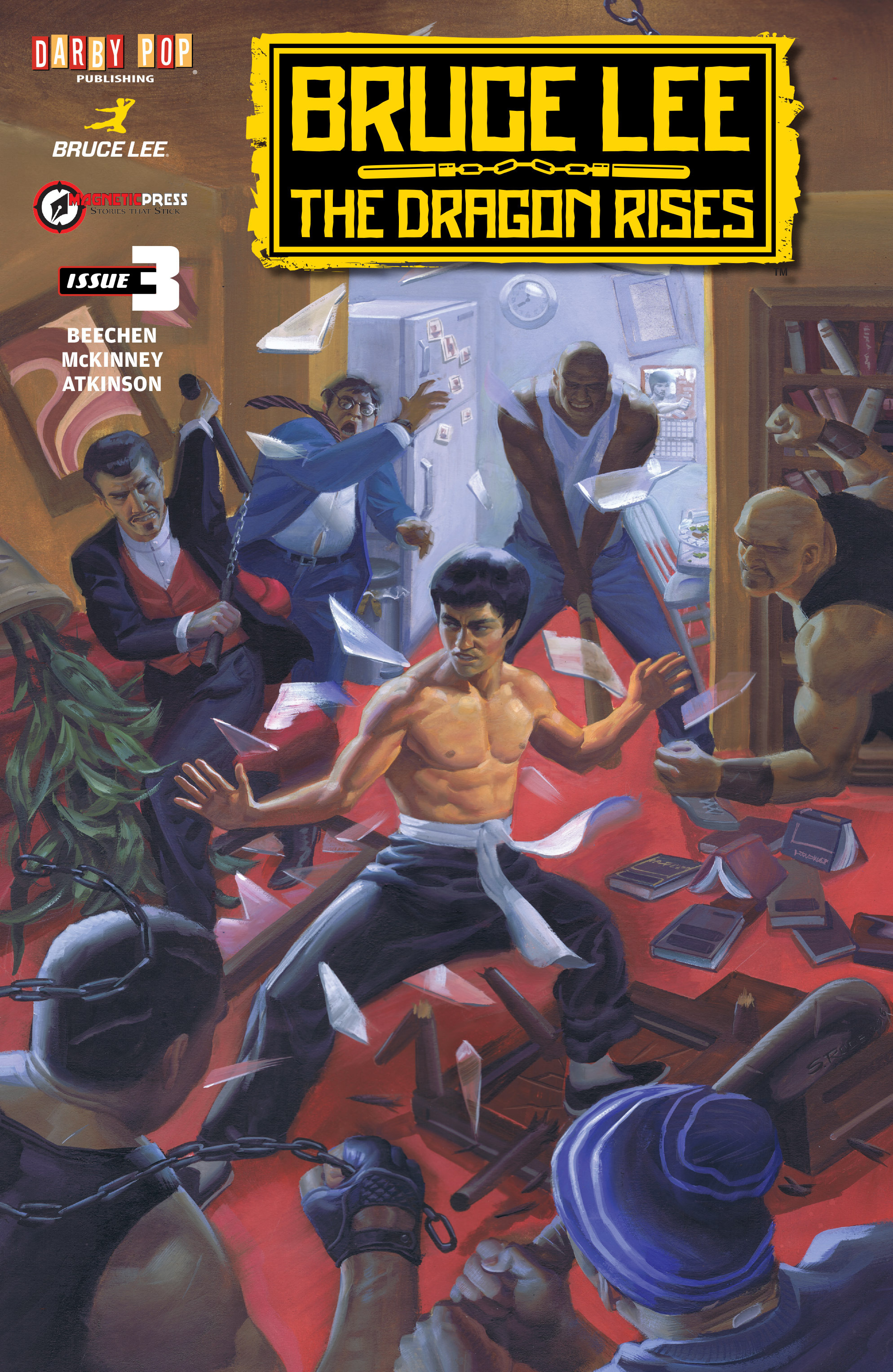 Read online Bruce Lee: The Dragon Rises comic -  Issue #3 - 1