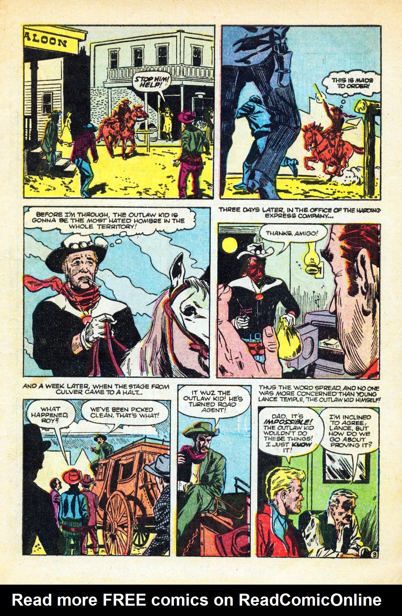 Read online The Outlaw Kid (1954) comic -  Issue #5 - 5