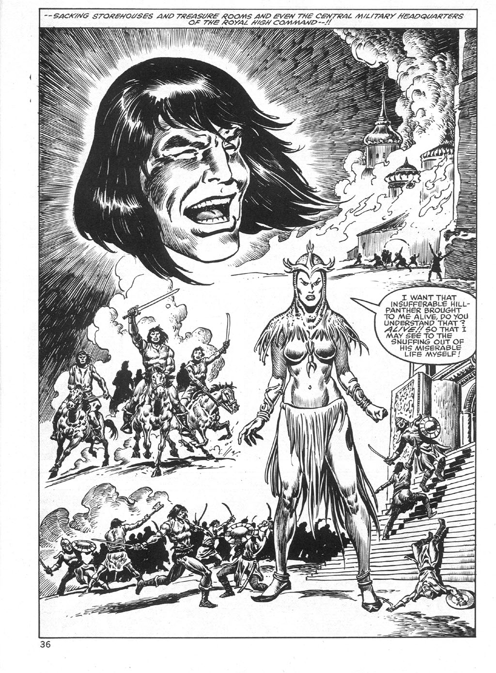 Read online The Savage Sword Of Conan comic -  Issue #99 - 35