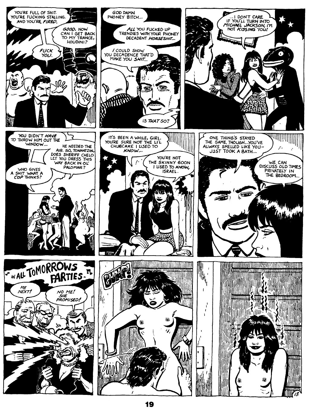 Read online Love and Rockets (1982) comic -  Issue #19 - 21