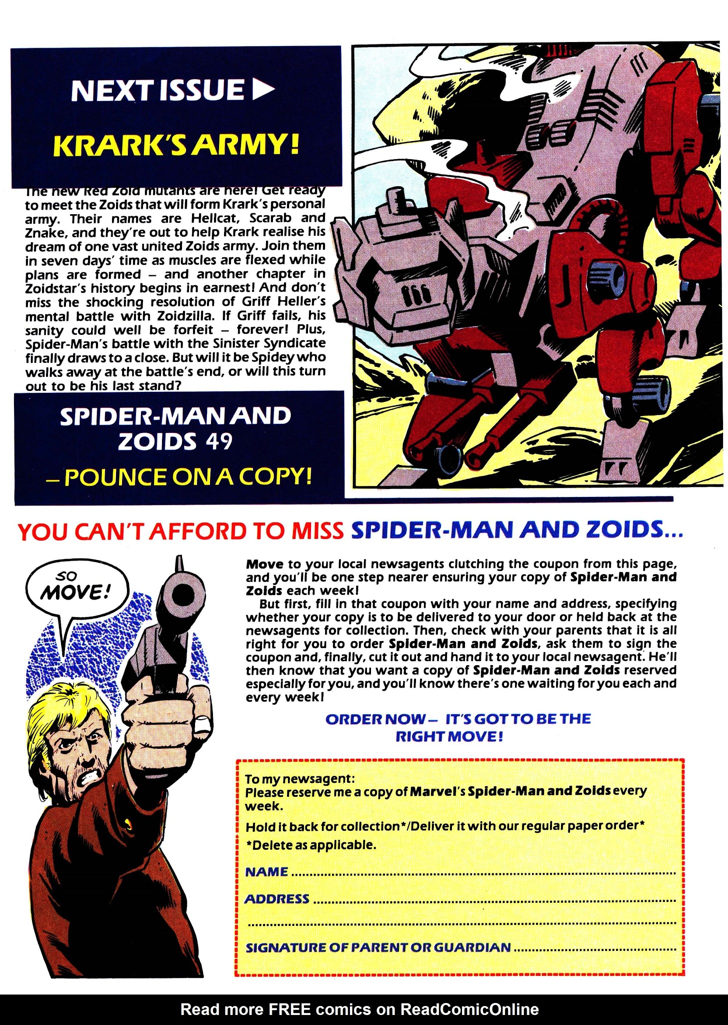 Read online Spider-Man and Zoids comic -  Issue #48 - 23