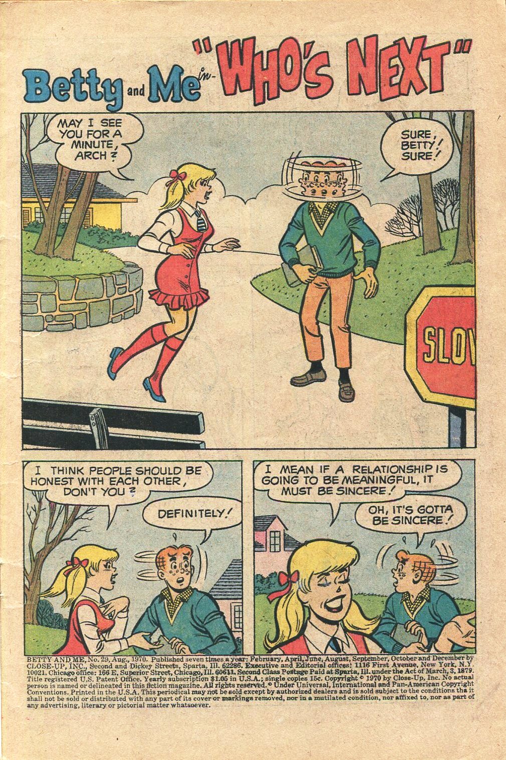 Read online Betty and Me comic -  Issue #29 - 3