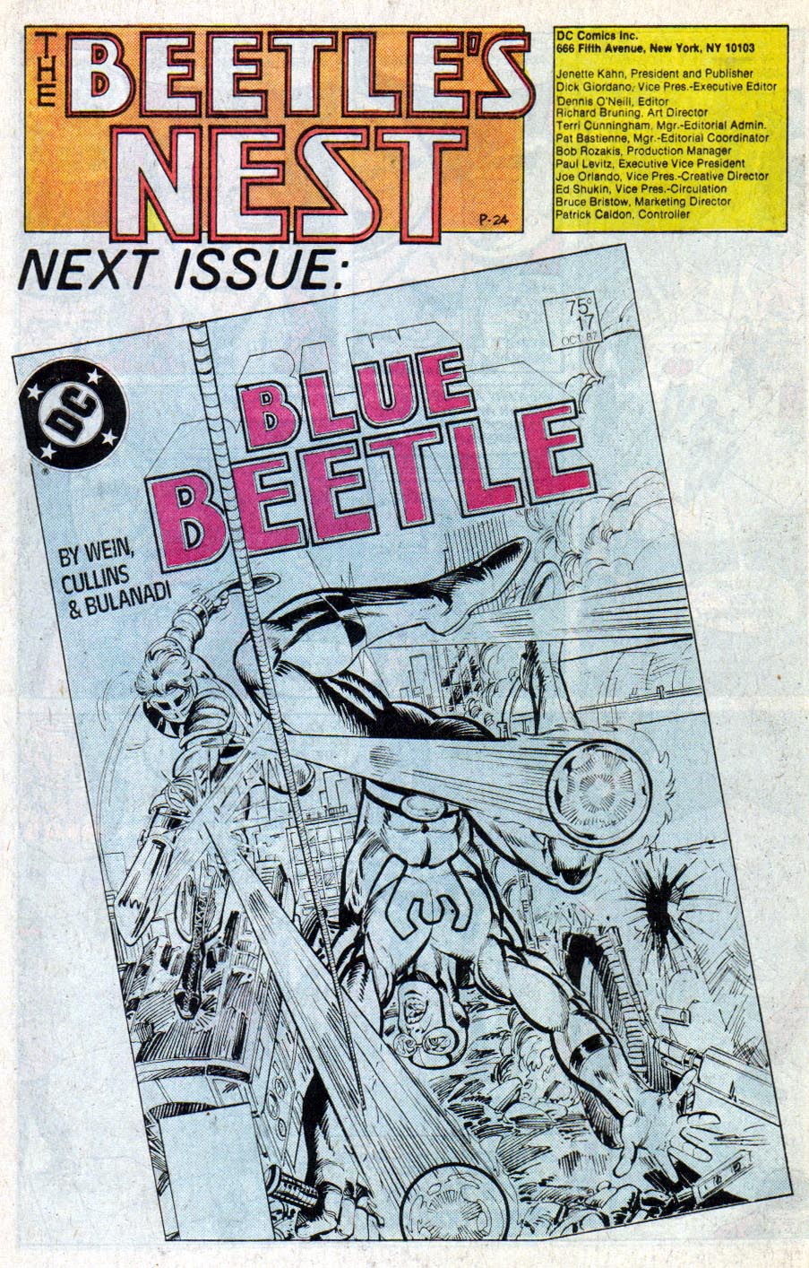 Read online Blue Beetle (1986) comic -  Issue #16 - 23