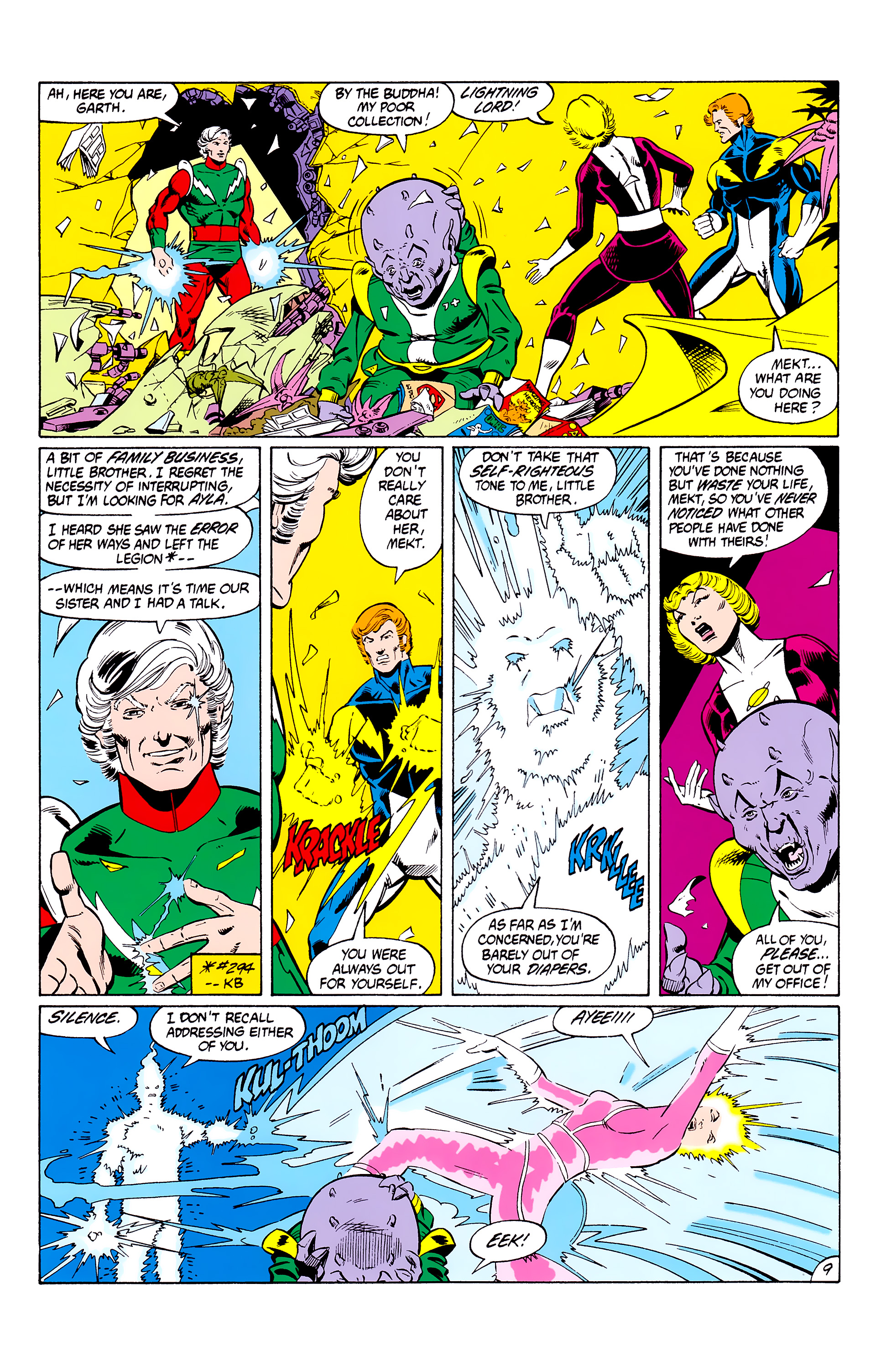 Read online Legion of Super-Heroes (1980) comic -  Issue #302 - 10