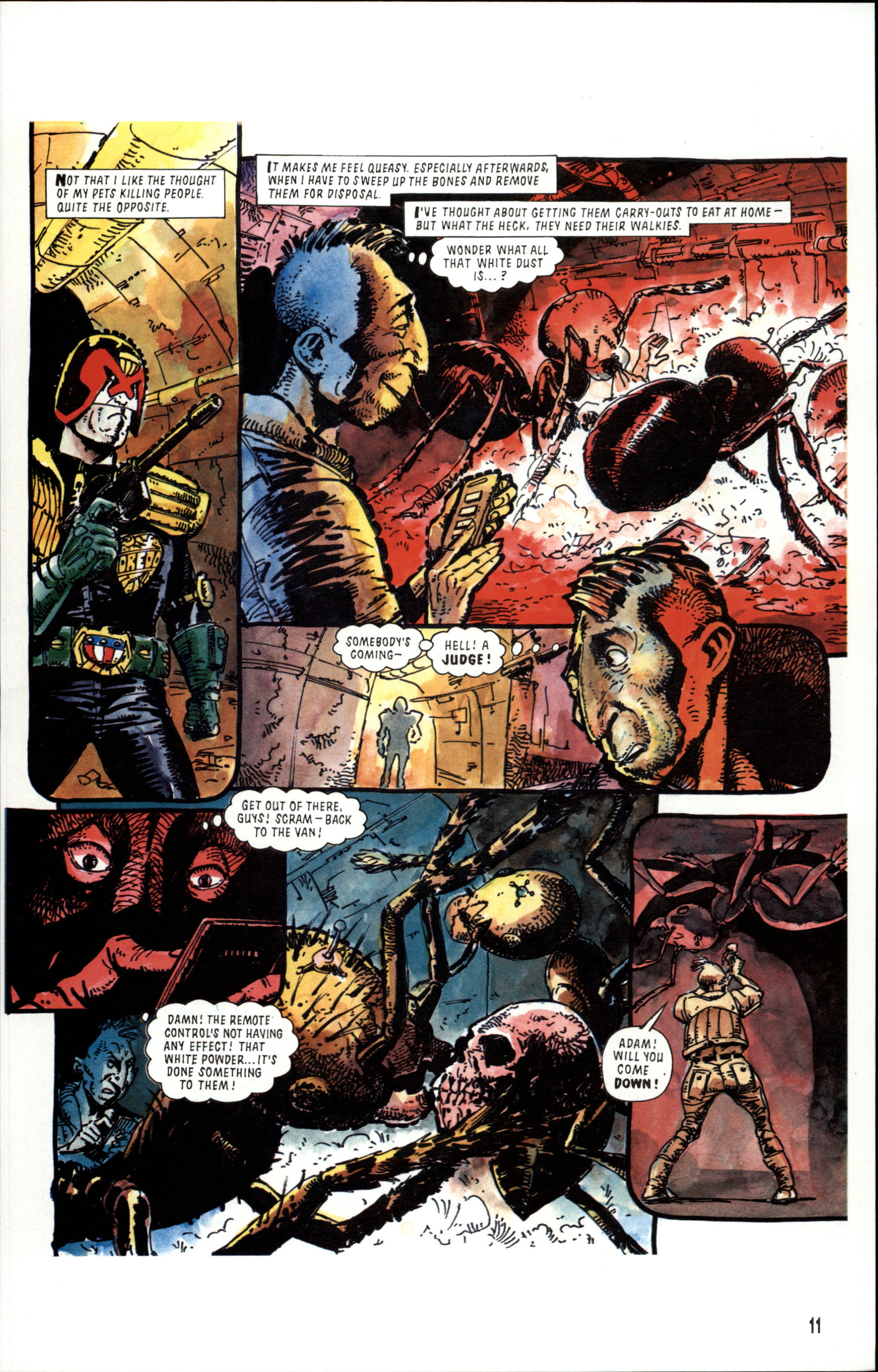 Read online Dredd Rules! comic -  Issue #8 - 13