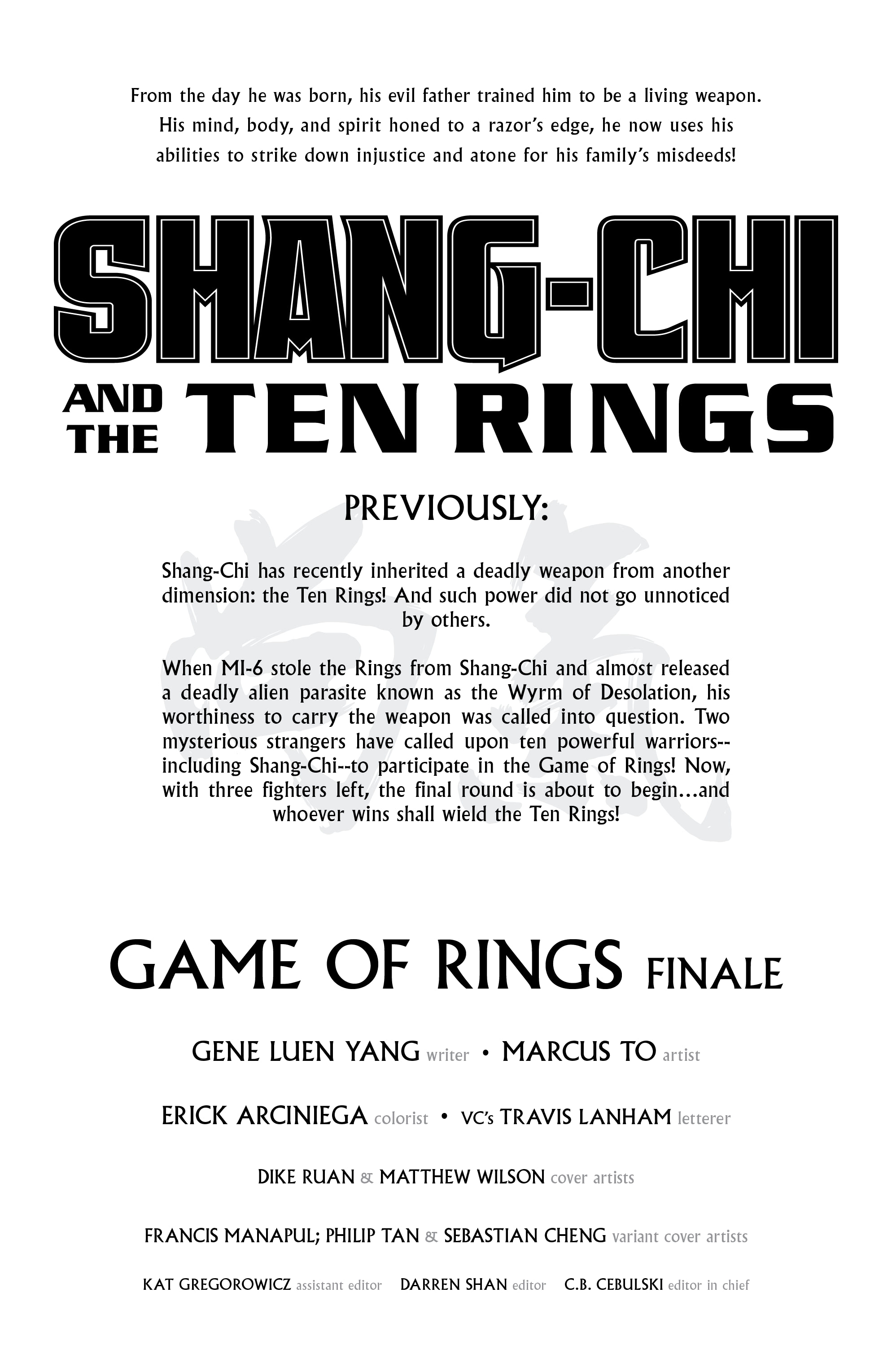 Read online Shang-Chi and the Ten Rings comic -  Issue #6 - 3