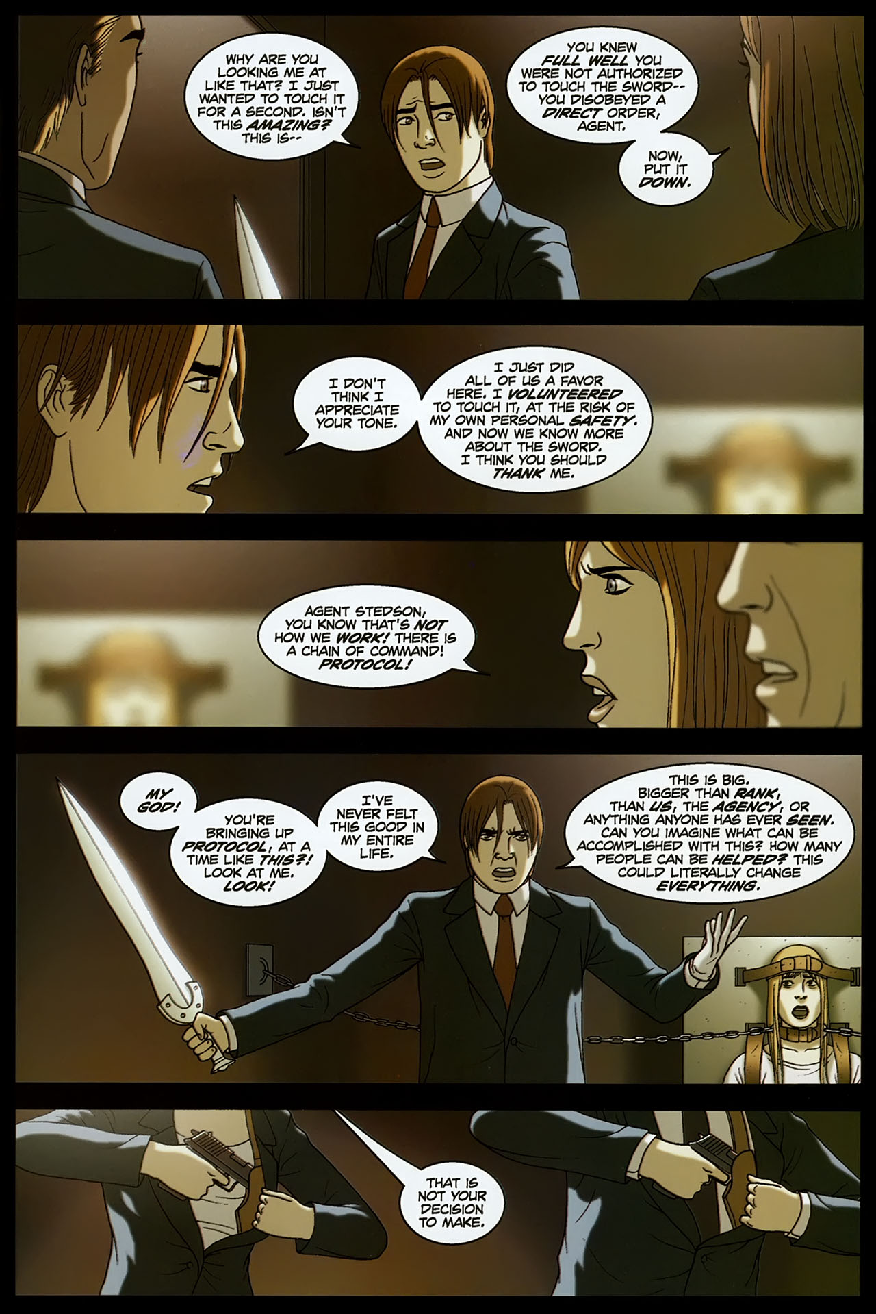 Read online The Sword comic -  Issue #5 - 17