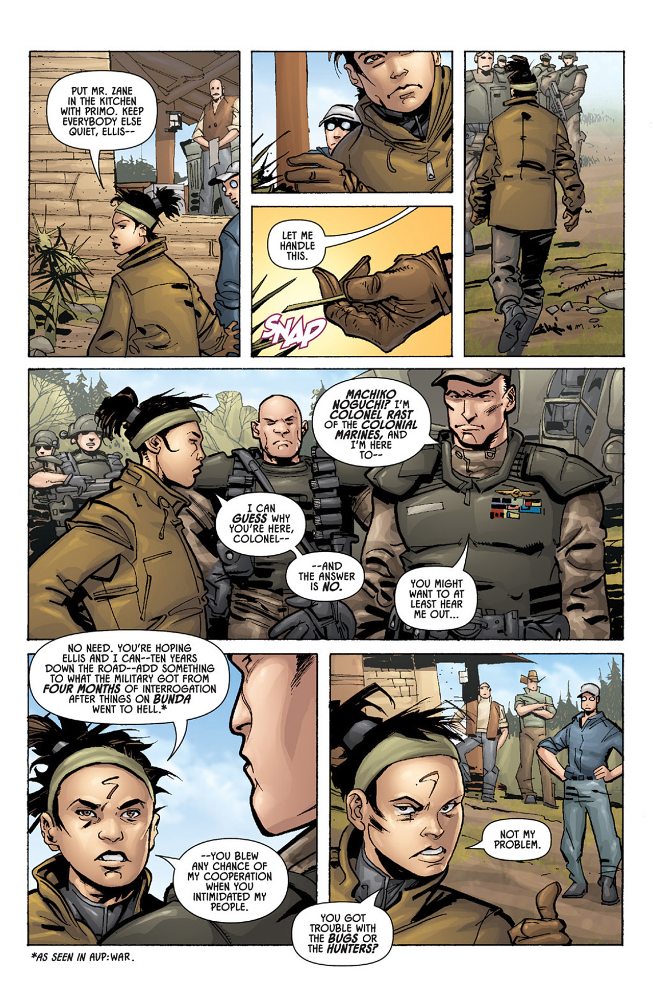 Read online Aliens vs. Predator: Three World War comic -  Issue #1 - 16