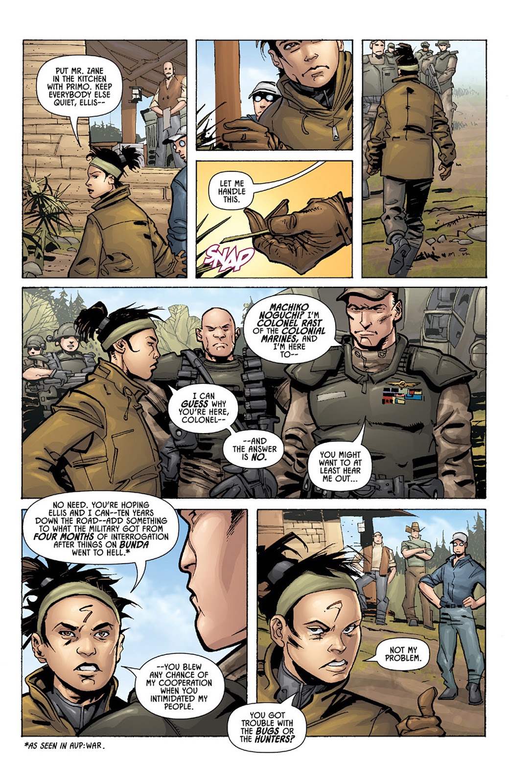 Aliens vs. Predator: Three World War issue 1 - Page 16