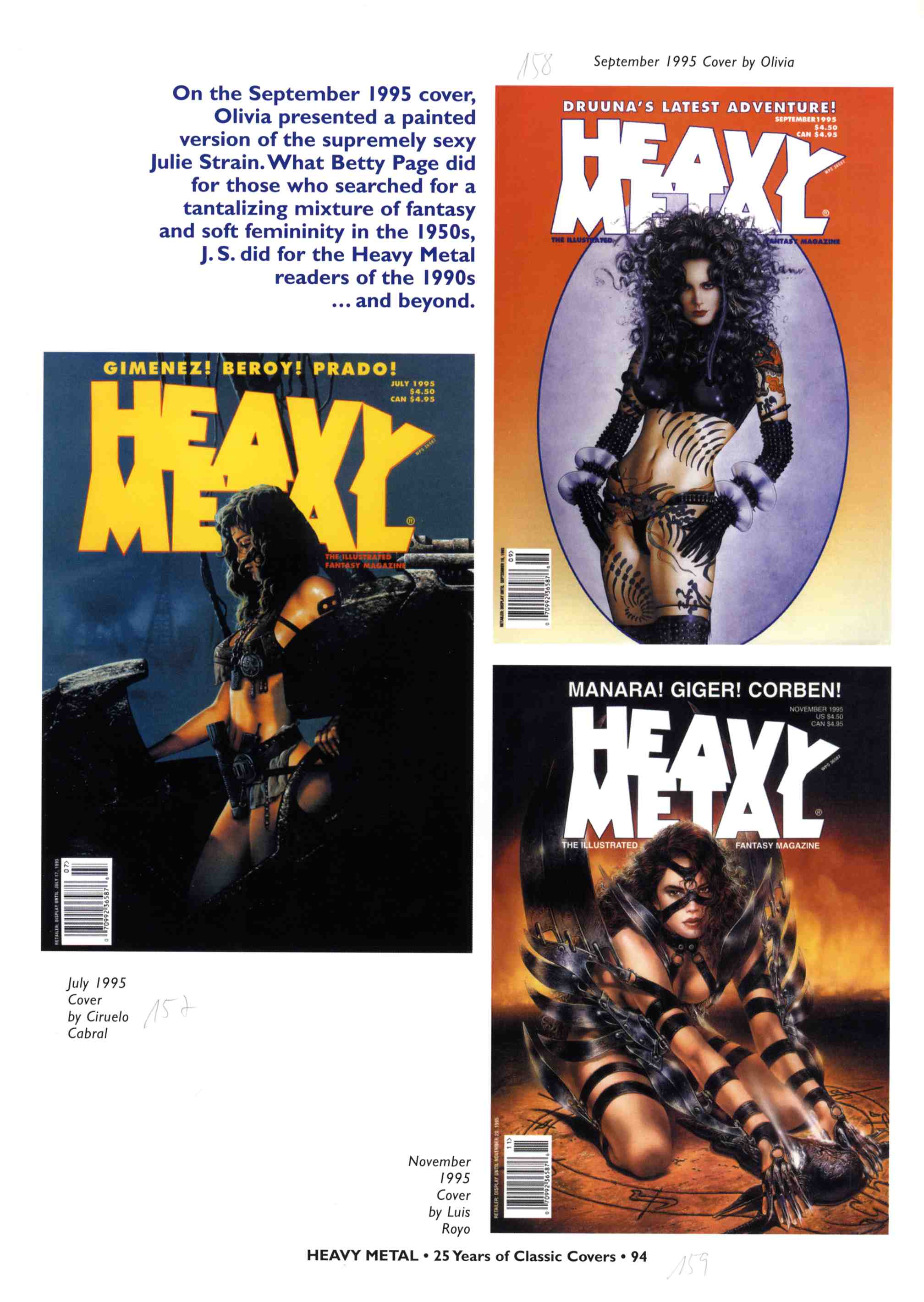 Read online Heavy Metal: 25 Years of Classic Covers comic -  Issue # TPB - 100