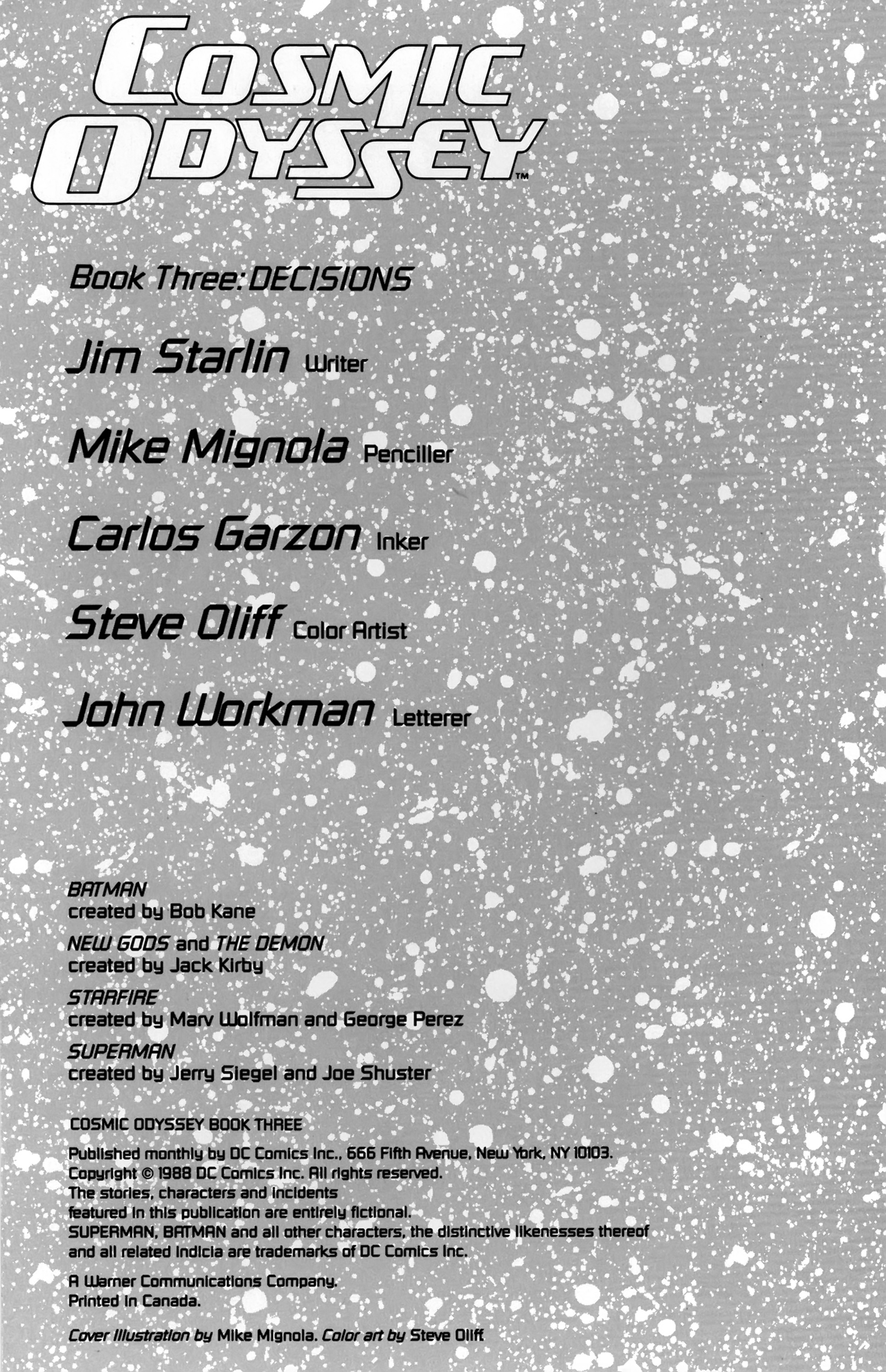 Read online Cosmic Odyssey comic -  Issue #3 - 2
