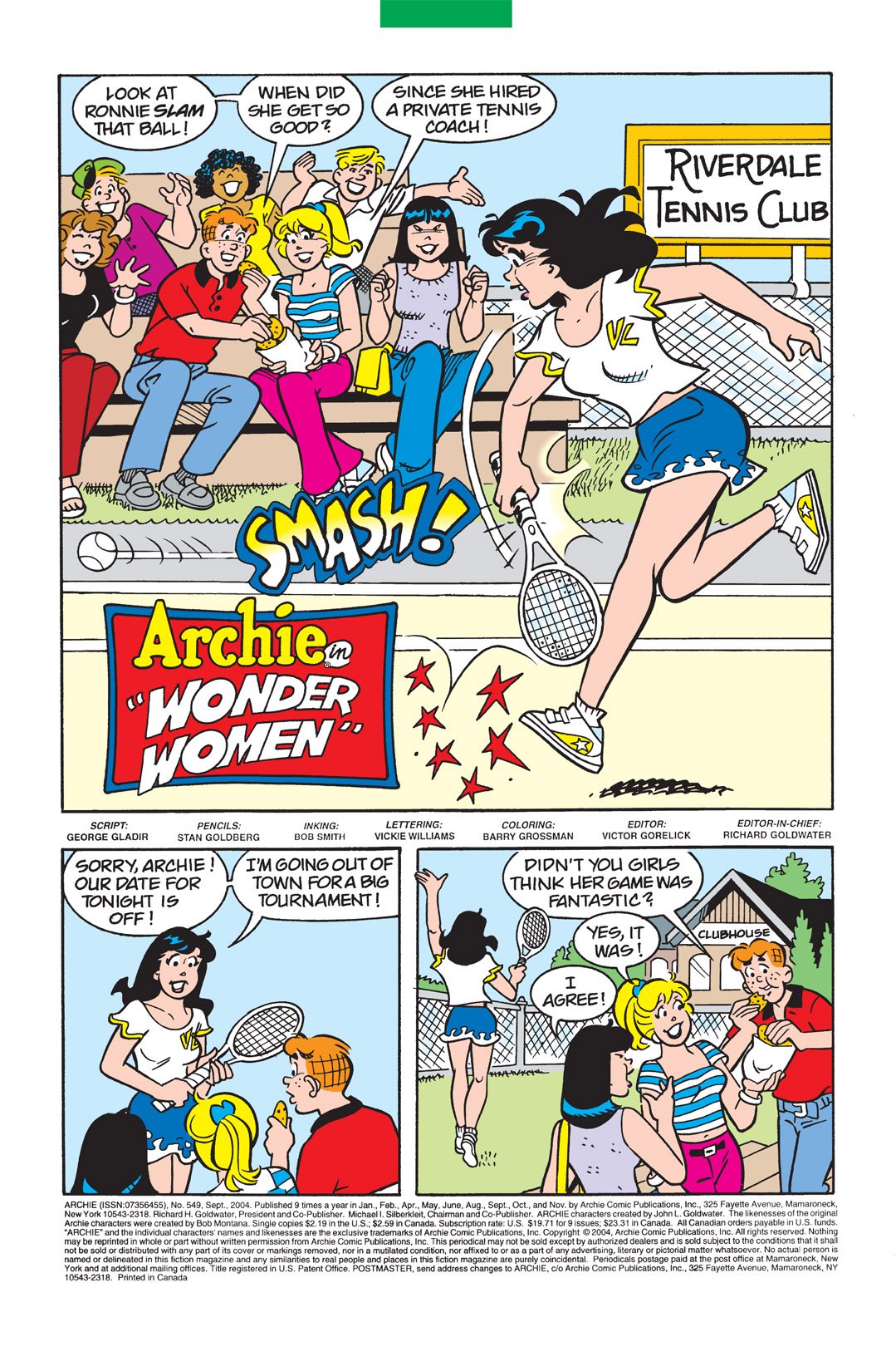 Read online Archie (1960) comic -  Issue #549 - 2