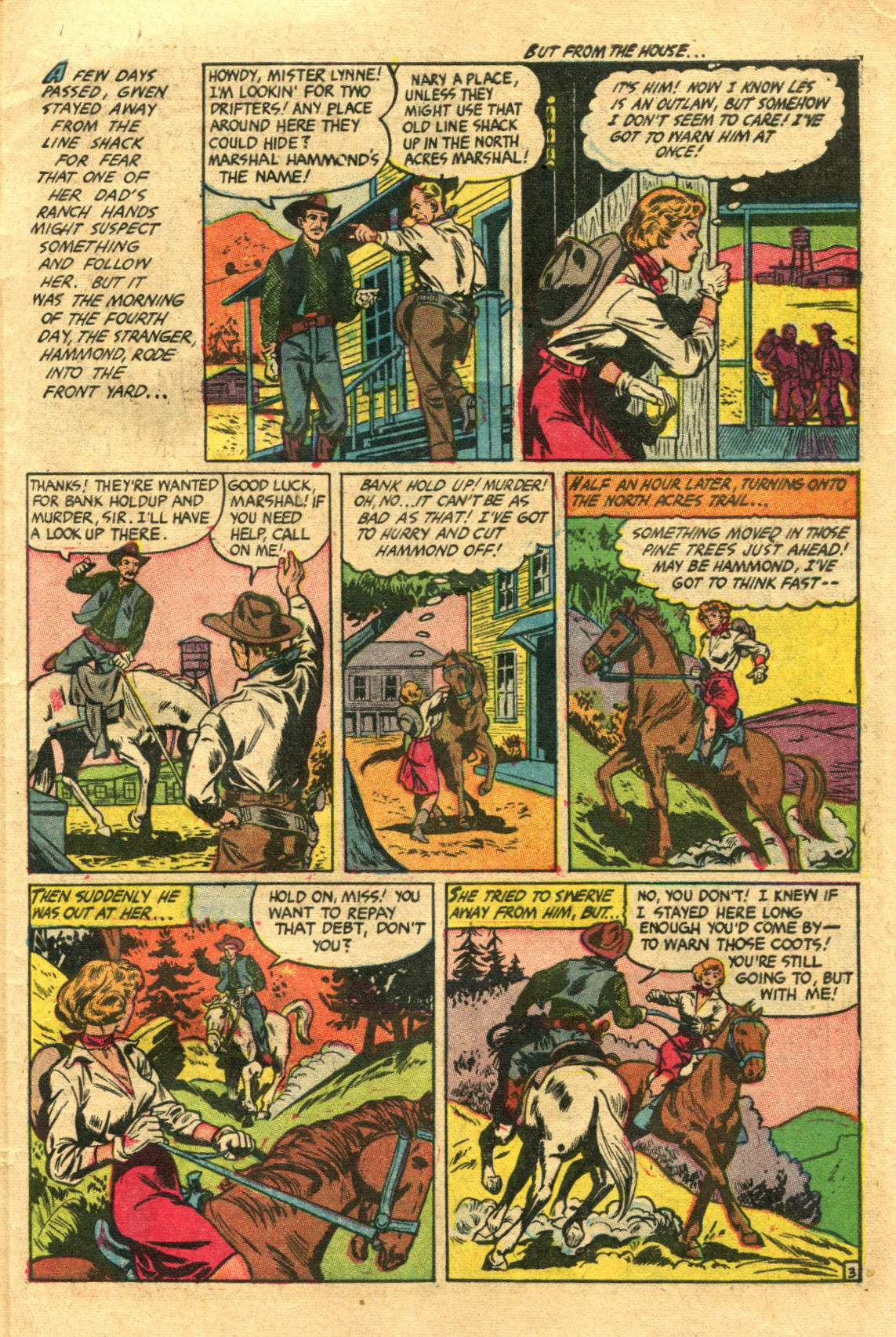 Read online Cowgirl Romances (1950) comic -  Issue #11 - 31